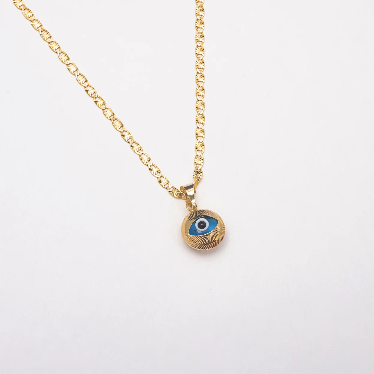 New Turquoise Protection 10K Solid Gold