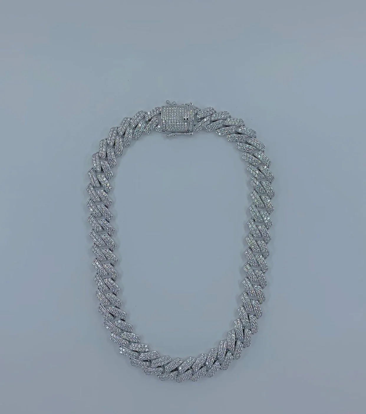 New Ultimate Silver Crystal Cuban - Image 2