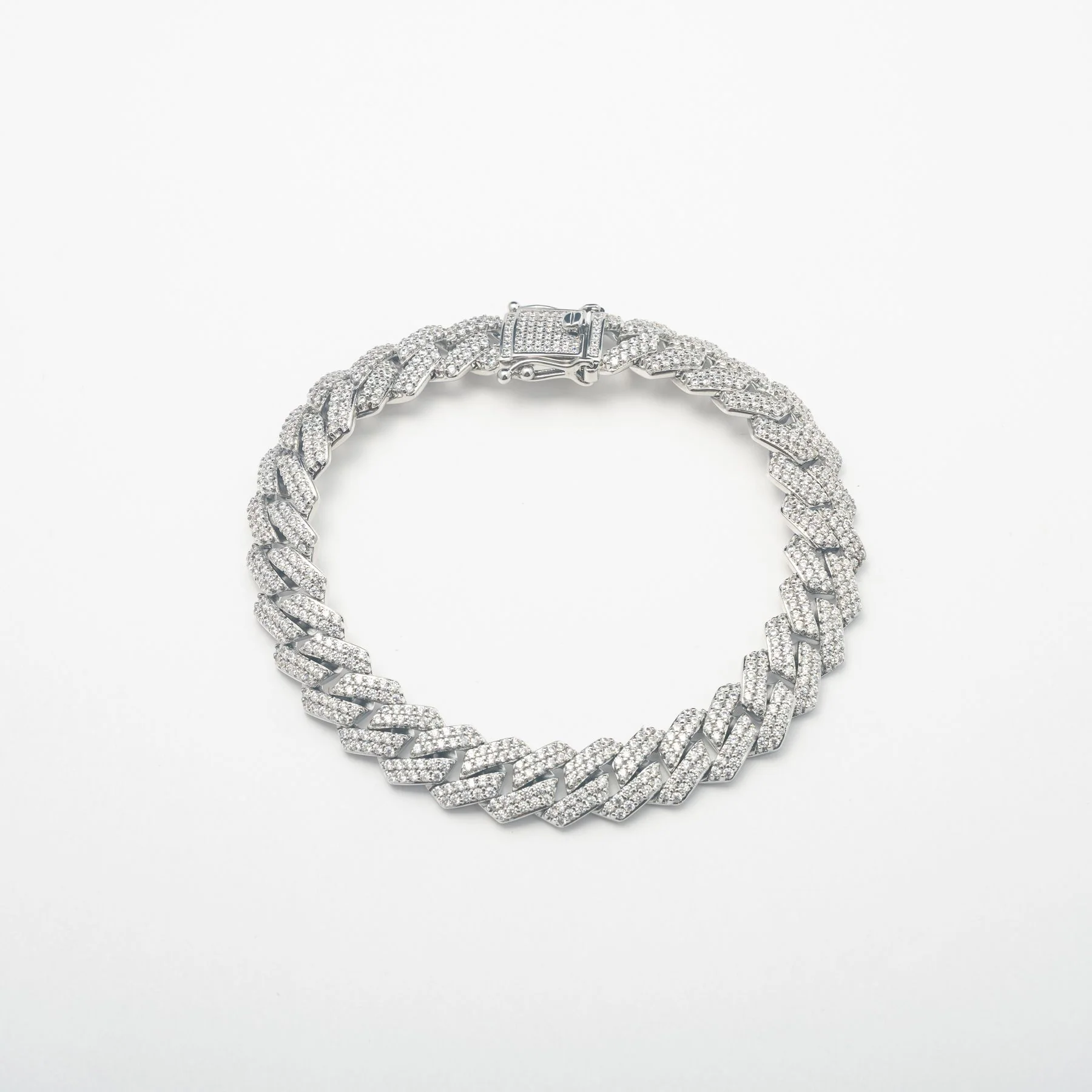 NY Silver Cuban Anklet