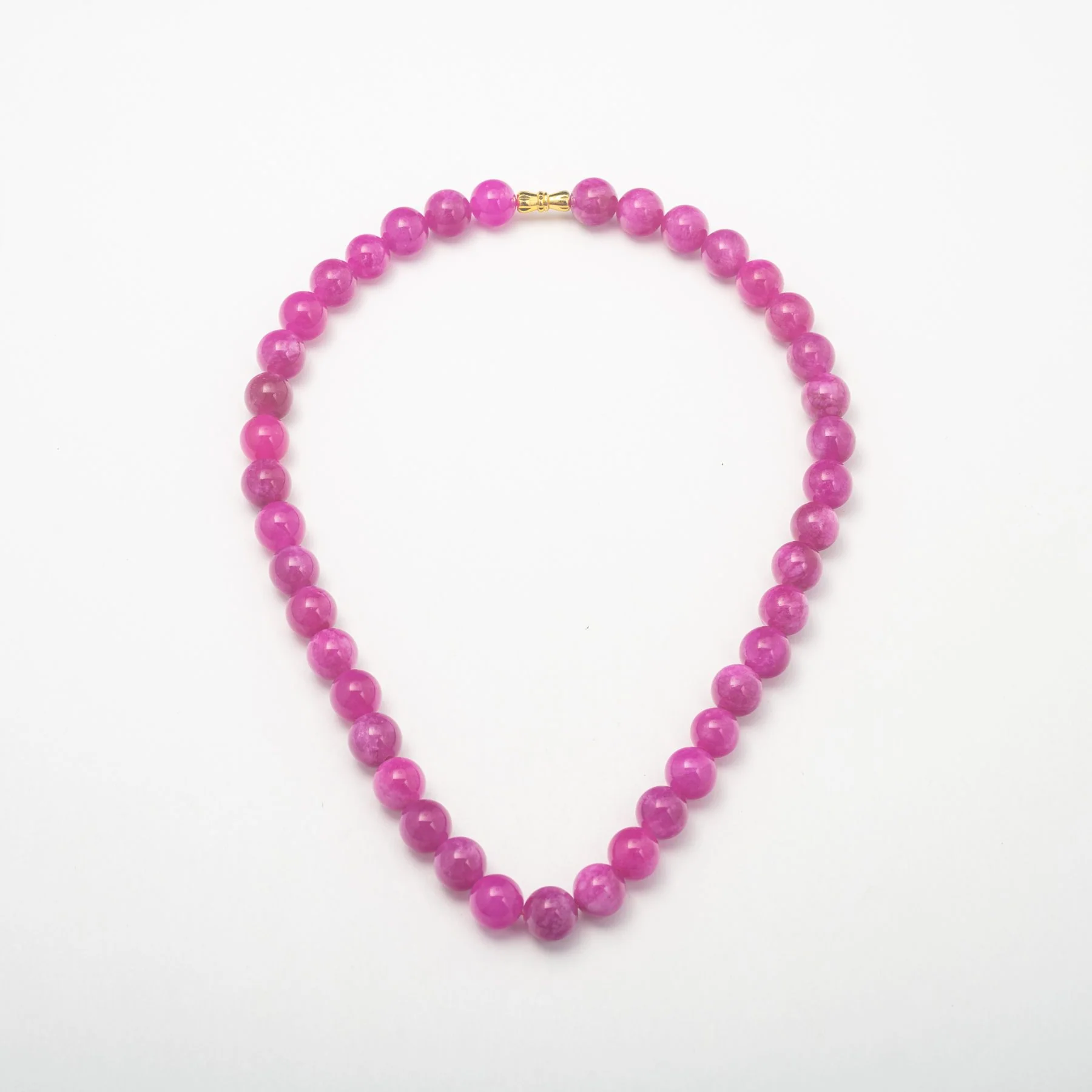Pink Jade Stone Necklace