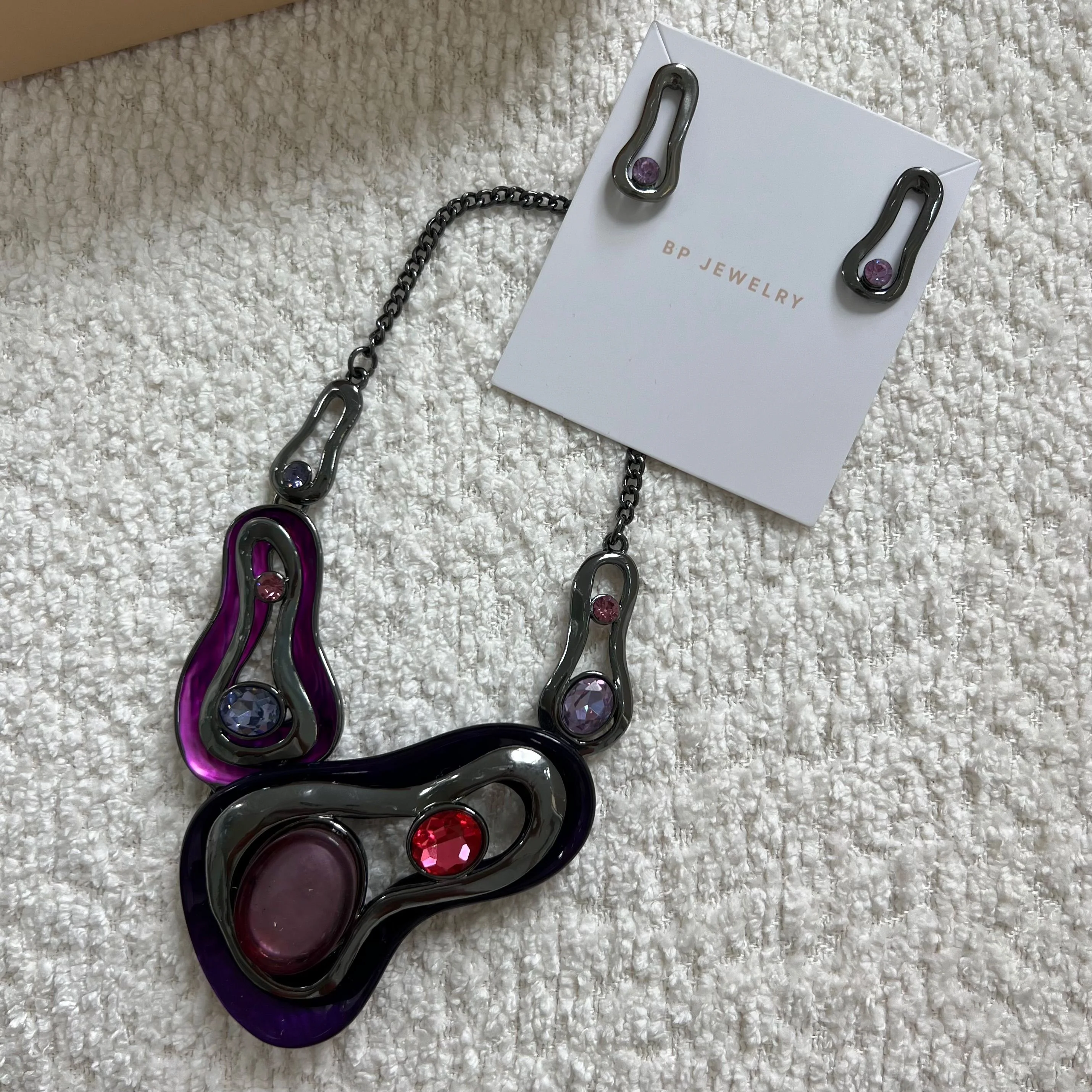 Purple Lava Necklace