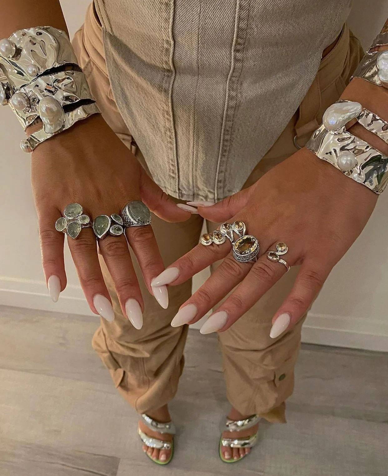 Seashell Oyster Bangles