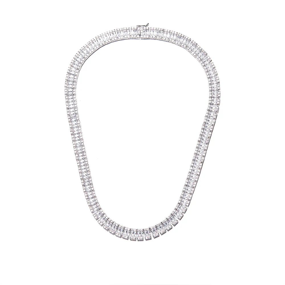 Silver Baguette Chain