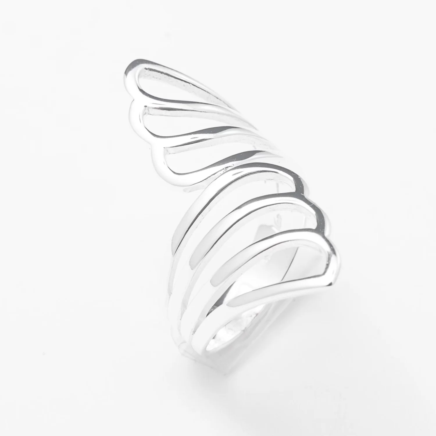 Silver Chrome Wing Band