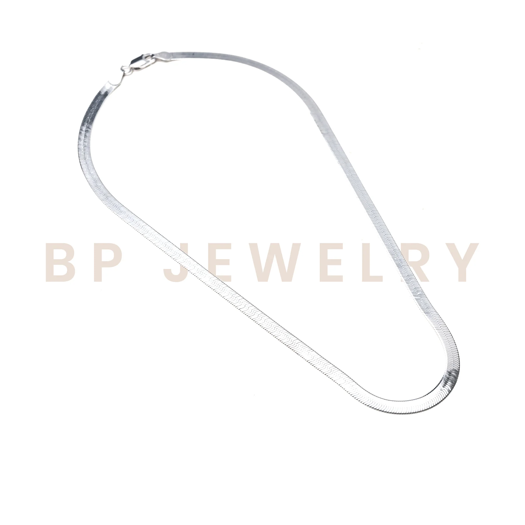 Silver Herringbone Chain