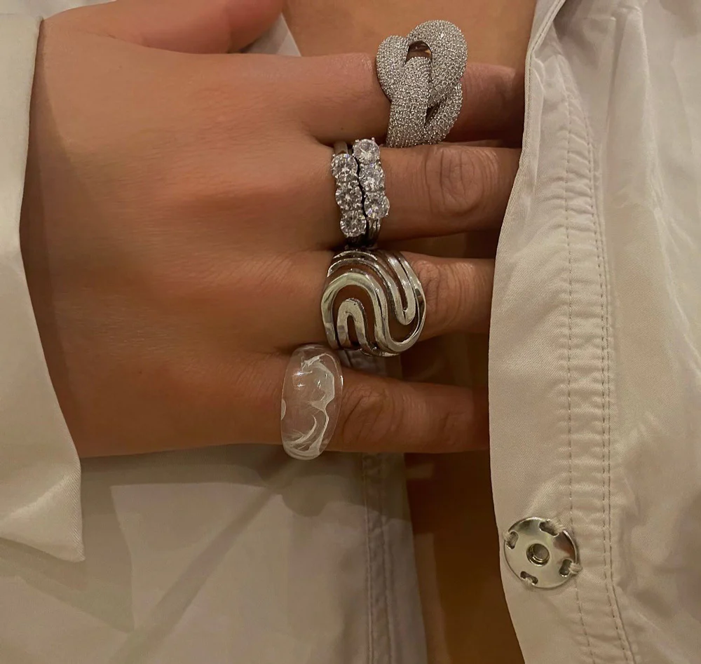 Silver Knot Ring