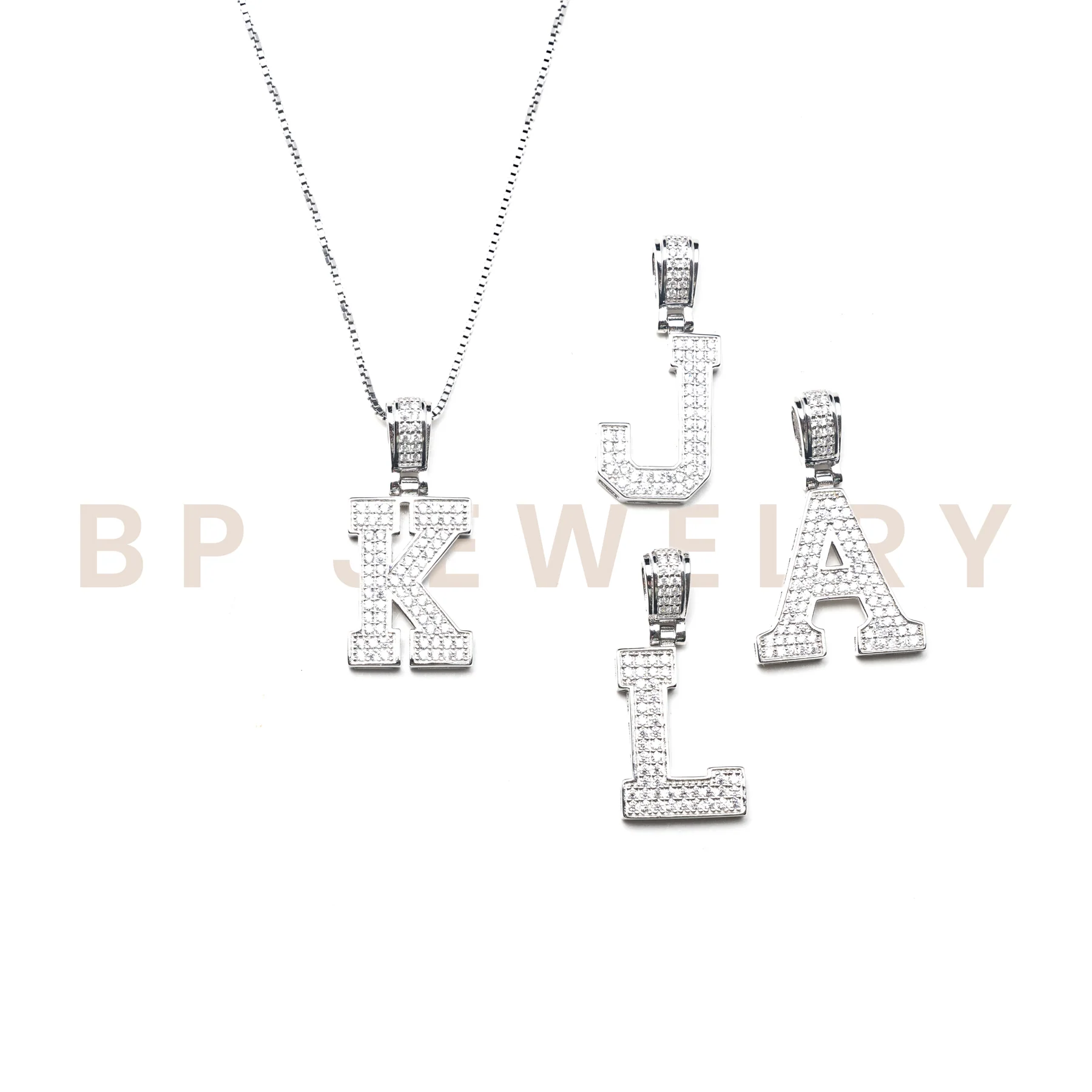 Silver Varsity Initial