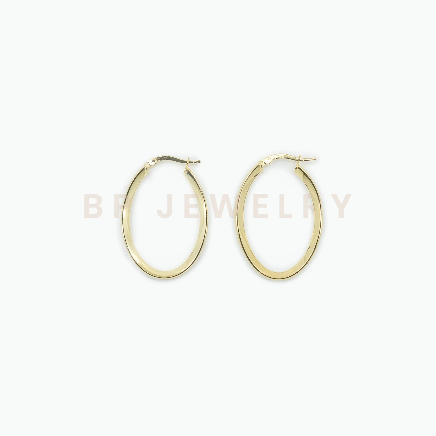Skinny Solid Gold Hoops