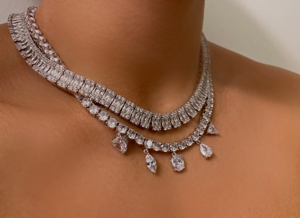 Tear Drop Tennis Chain