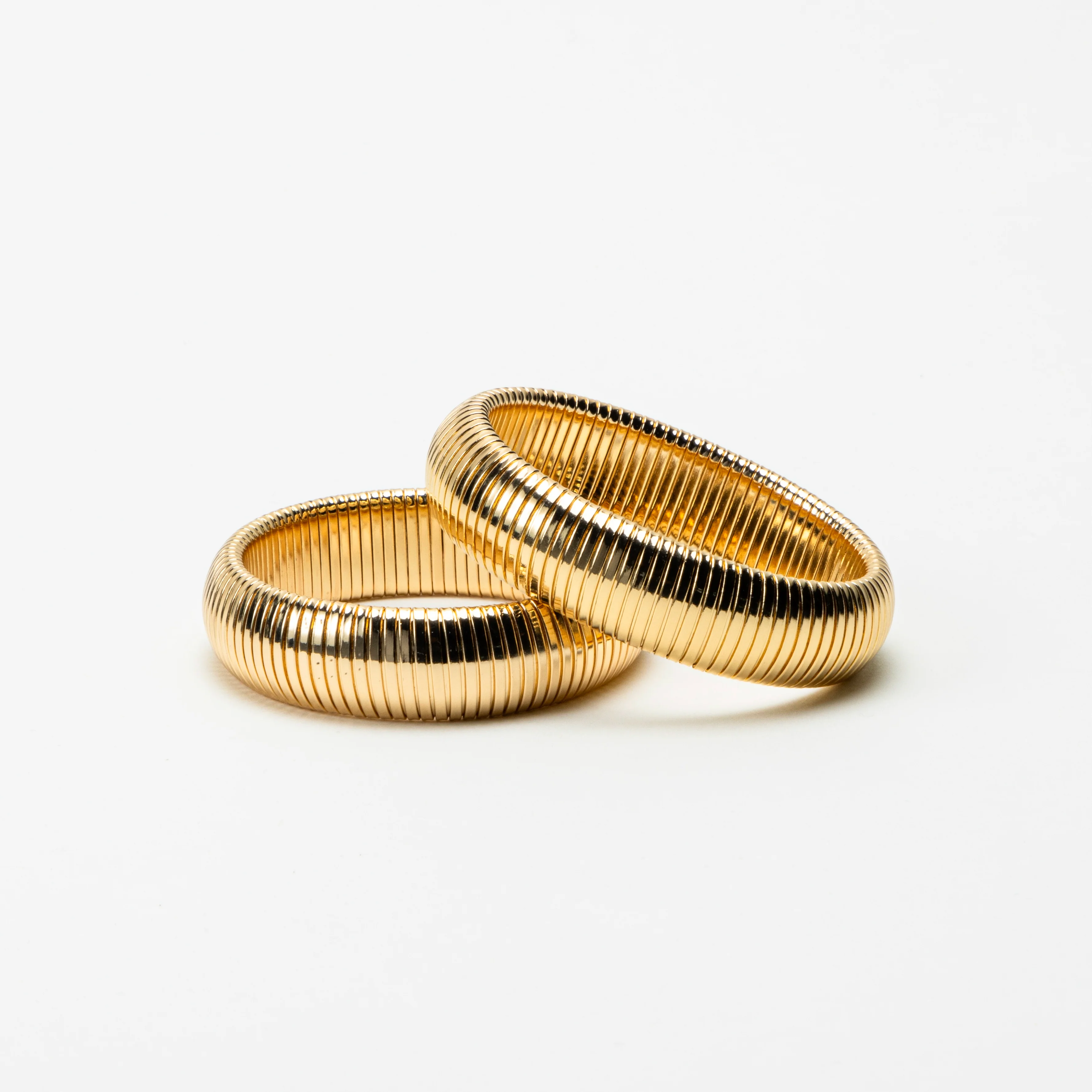 Textured Gold Bangle