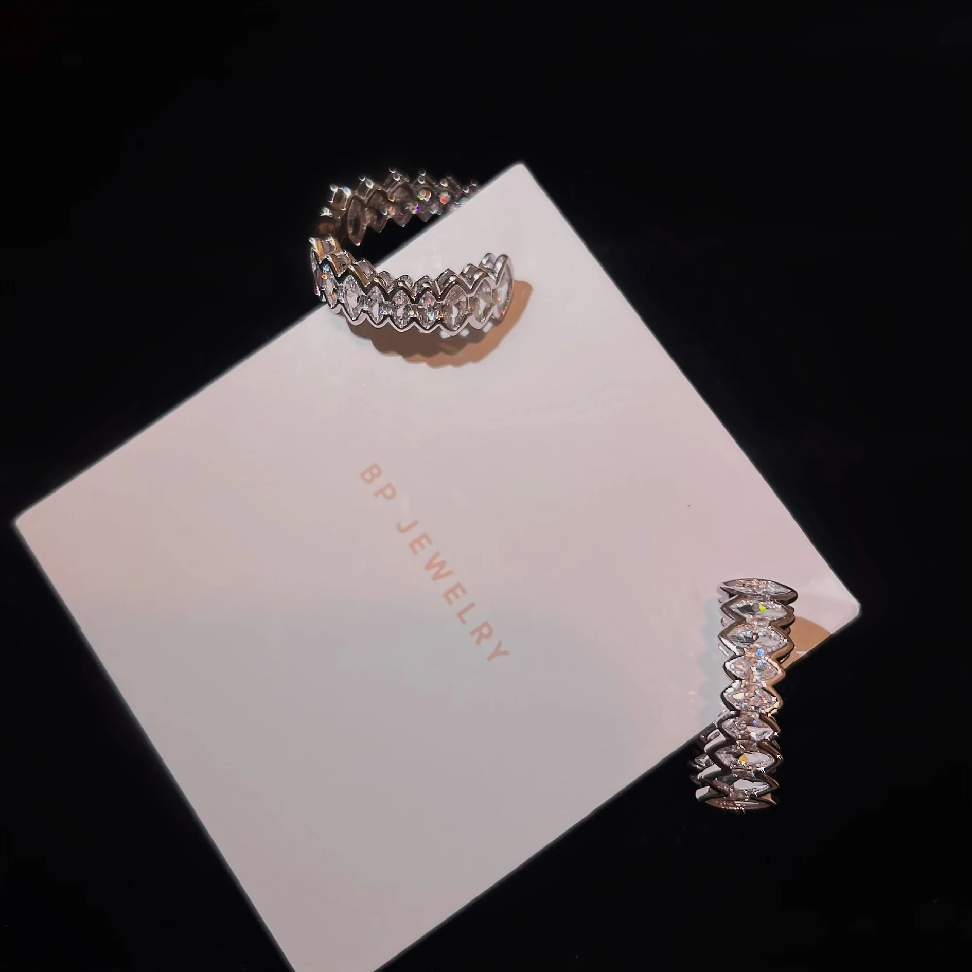 The 925 Marquise Chunky Hoop