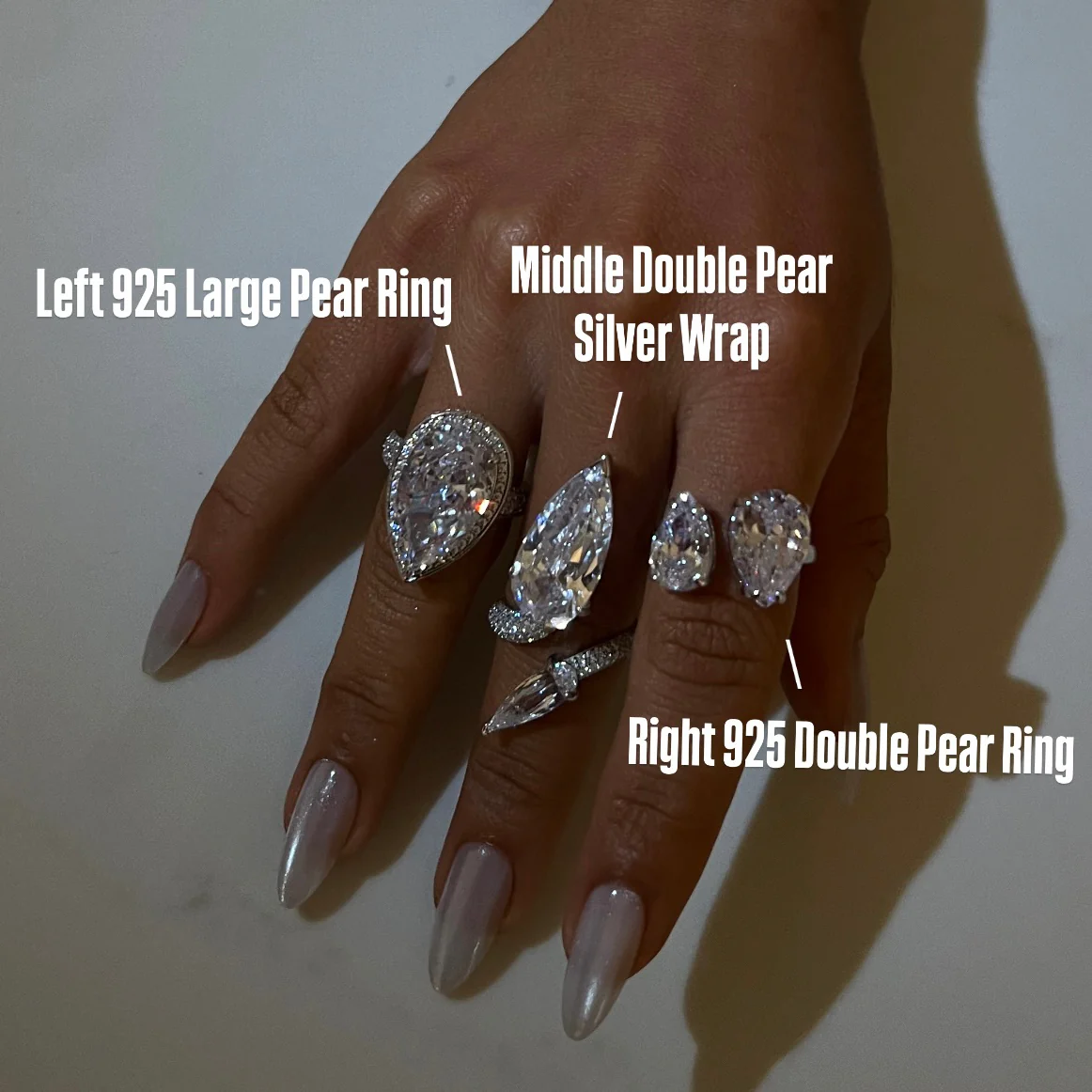 The 925 Pear Cut Collection - Image 2