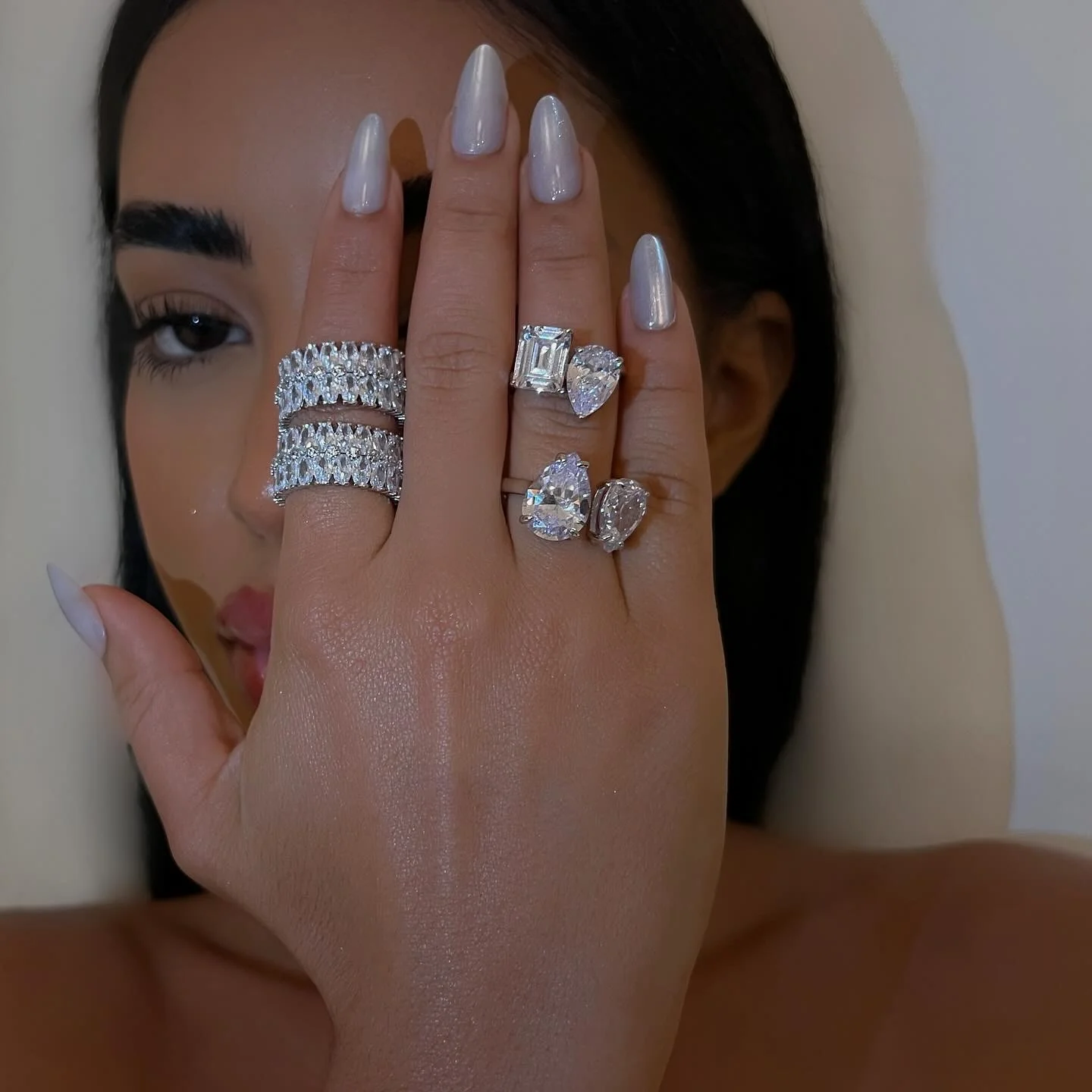 The 925 Pear Ring