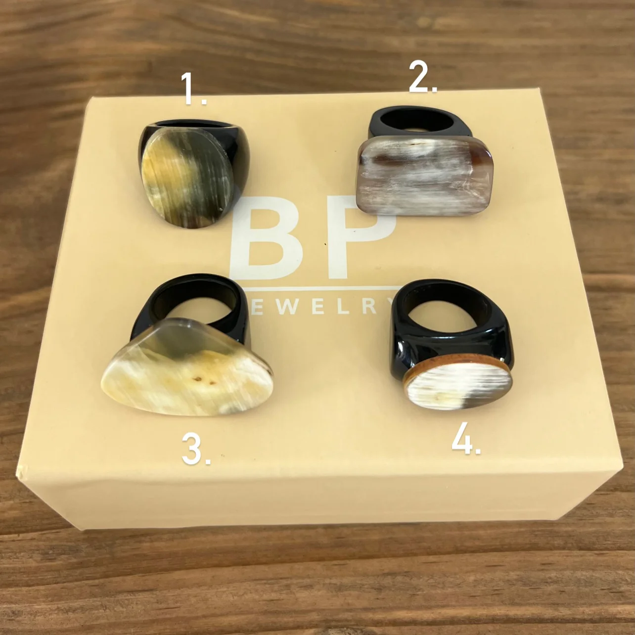 The Acrylic Jumbo Brown Ring - Image 2