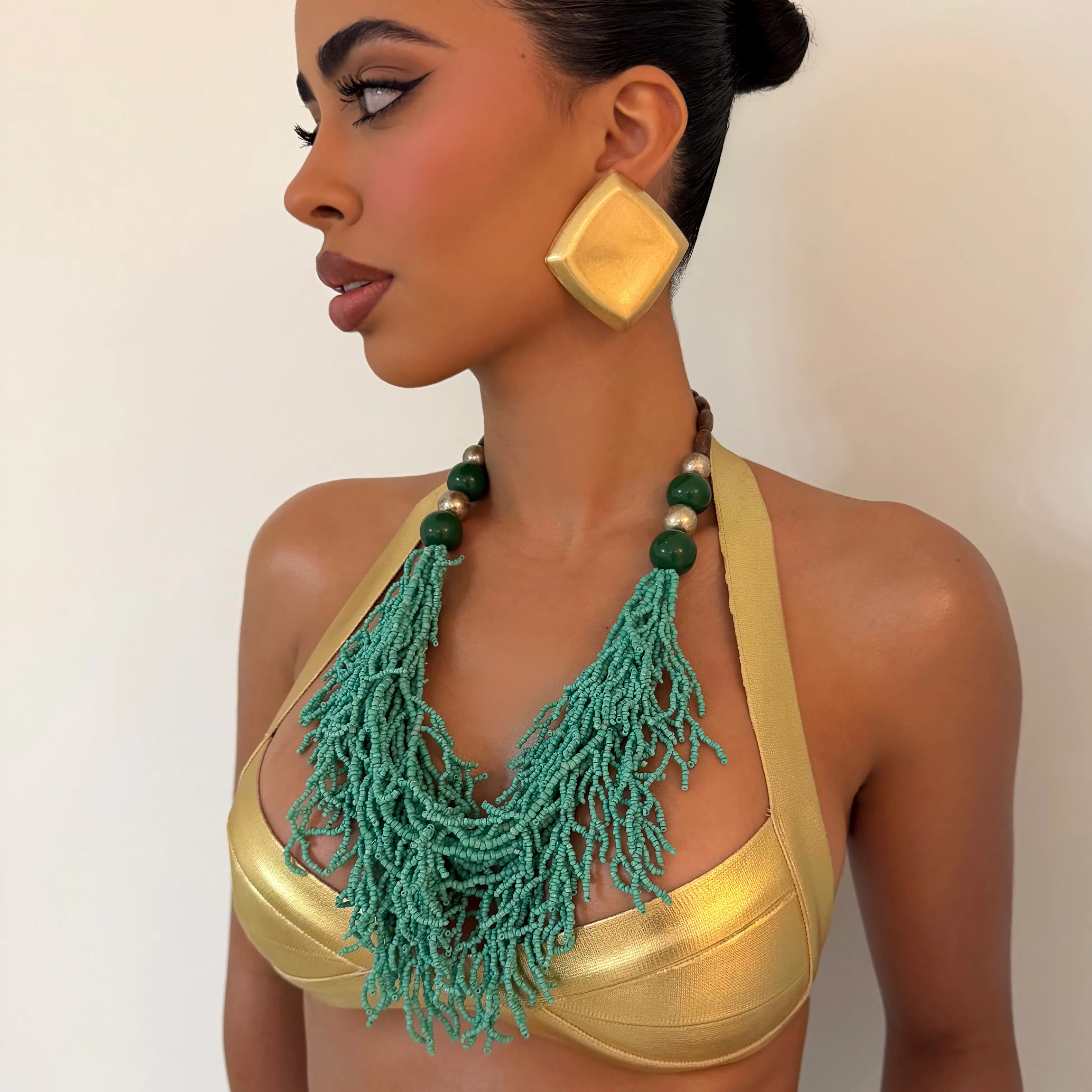The Beaded Statement Necklace