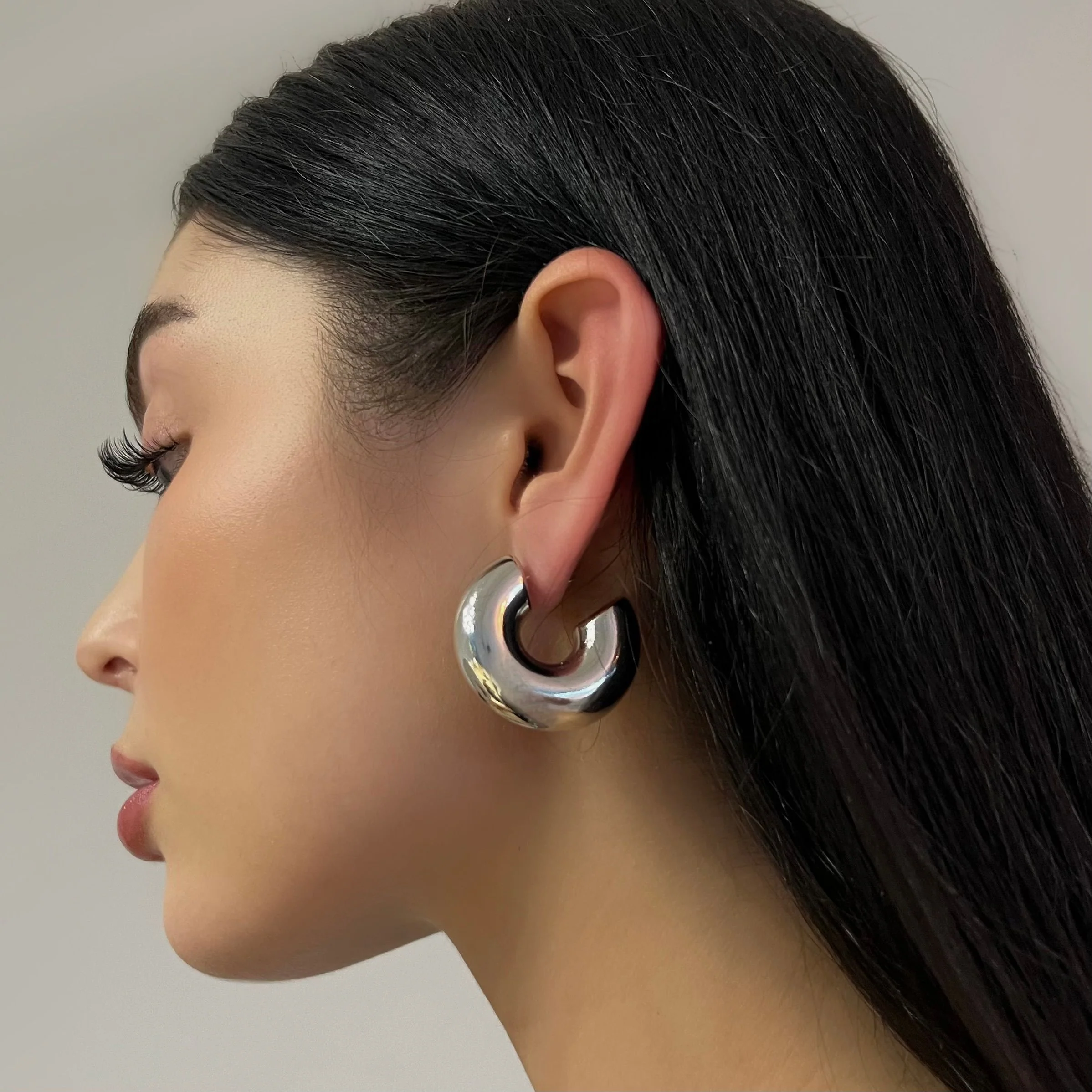 The BP Medium Silve Staple Hoop