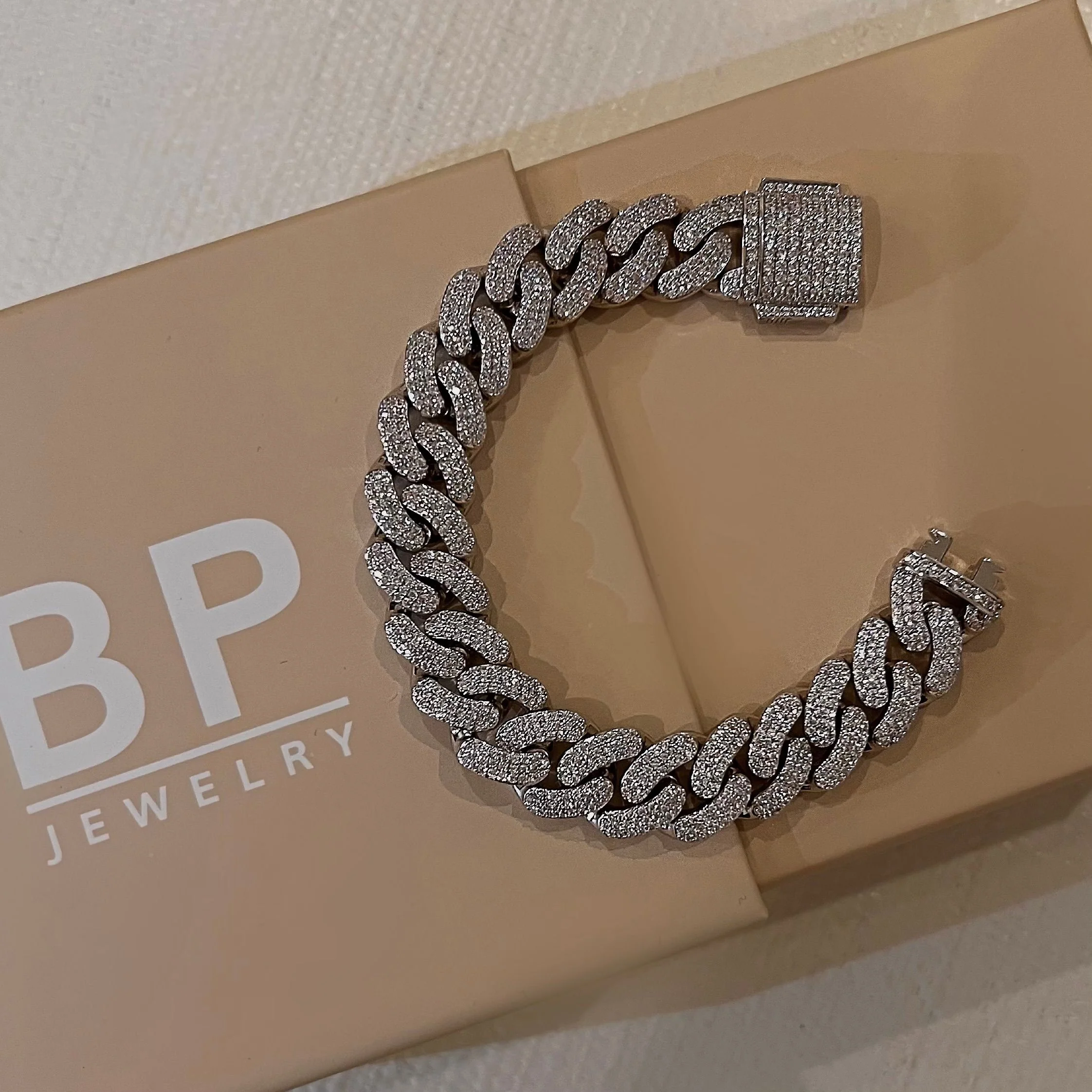 The BP Silver Cuban Bracelet