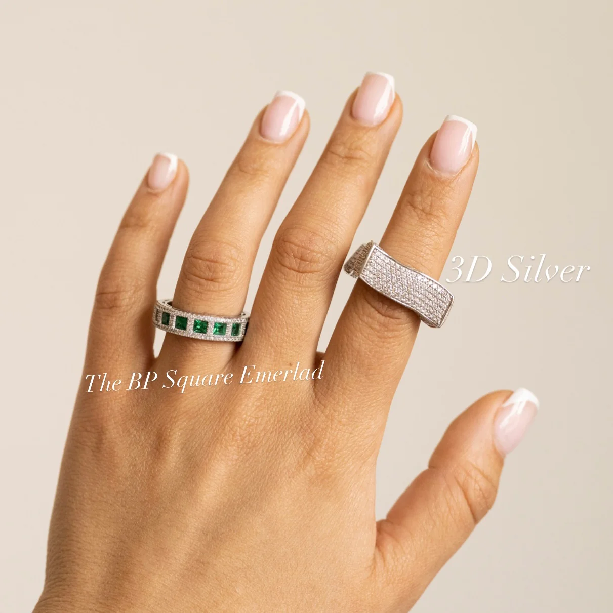 The BP Square Emerald Band - Image 2