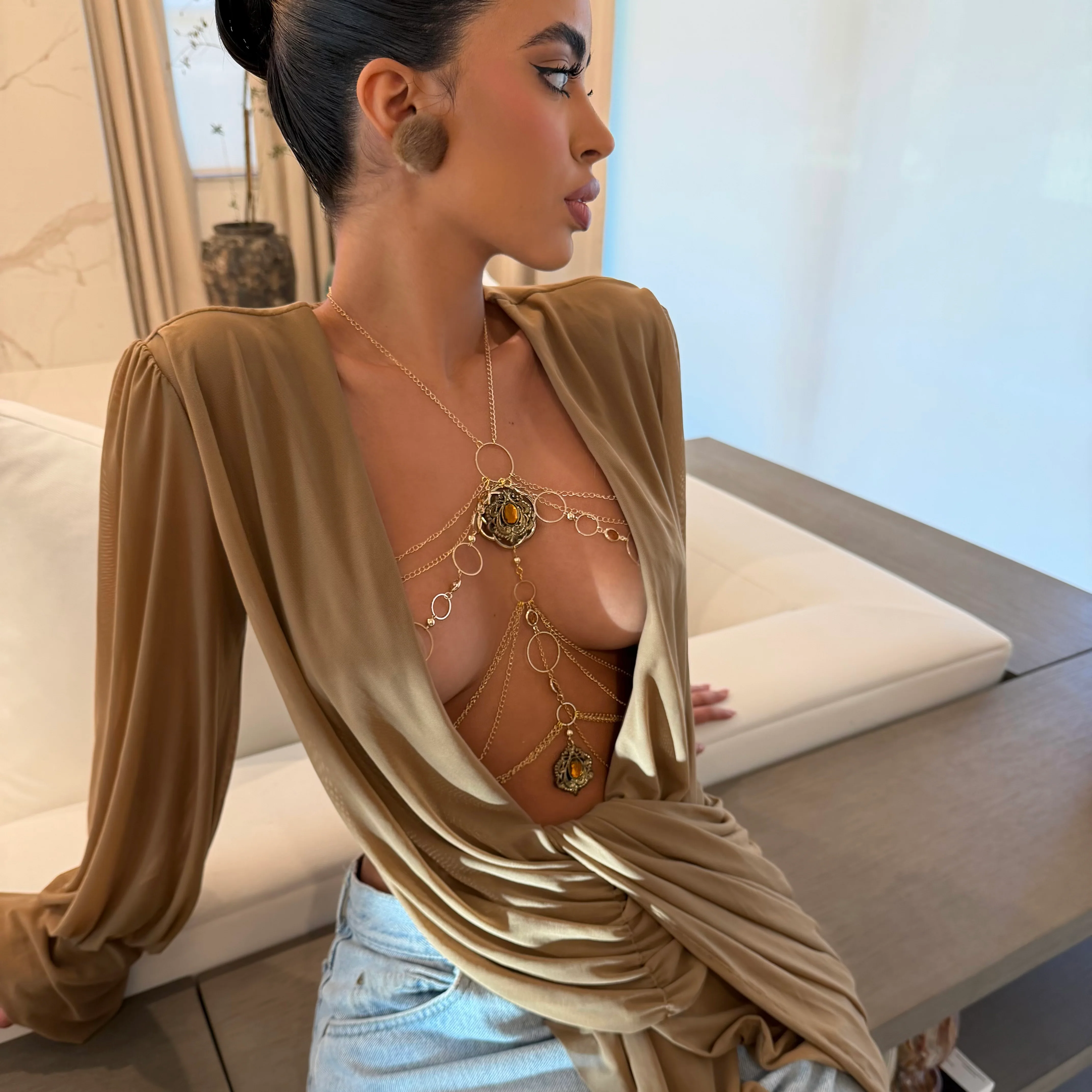 The Brown Body Art Body Chain