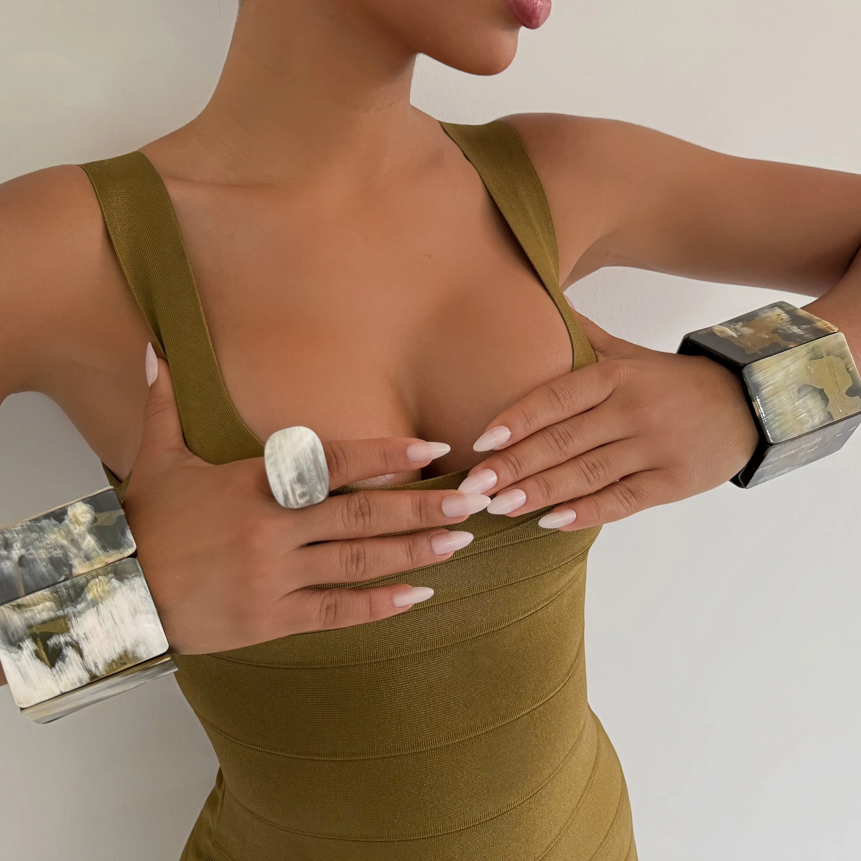 The Bulky Square Bangles