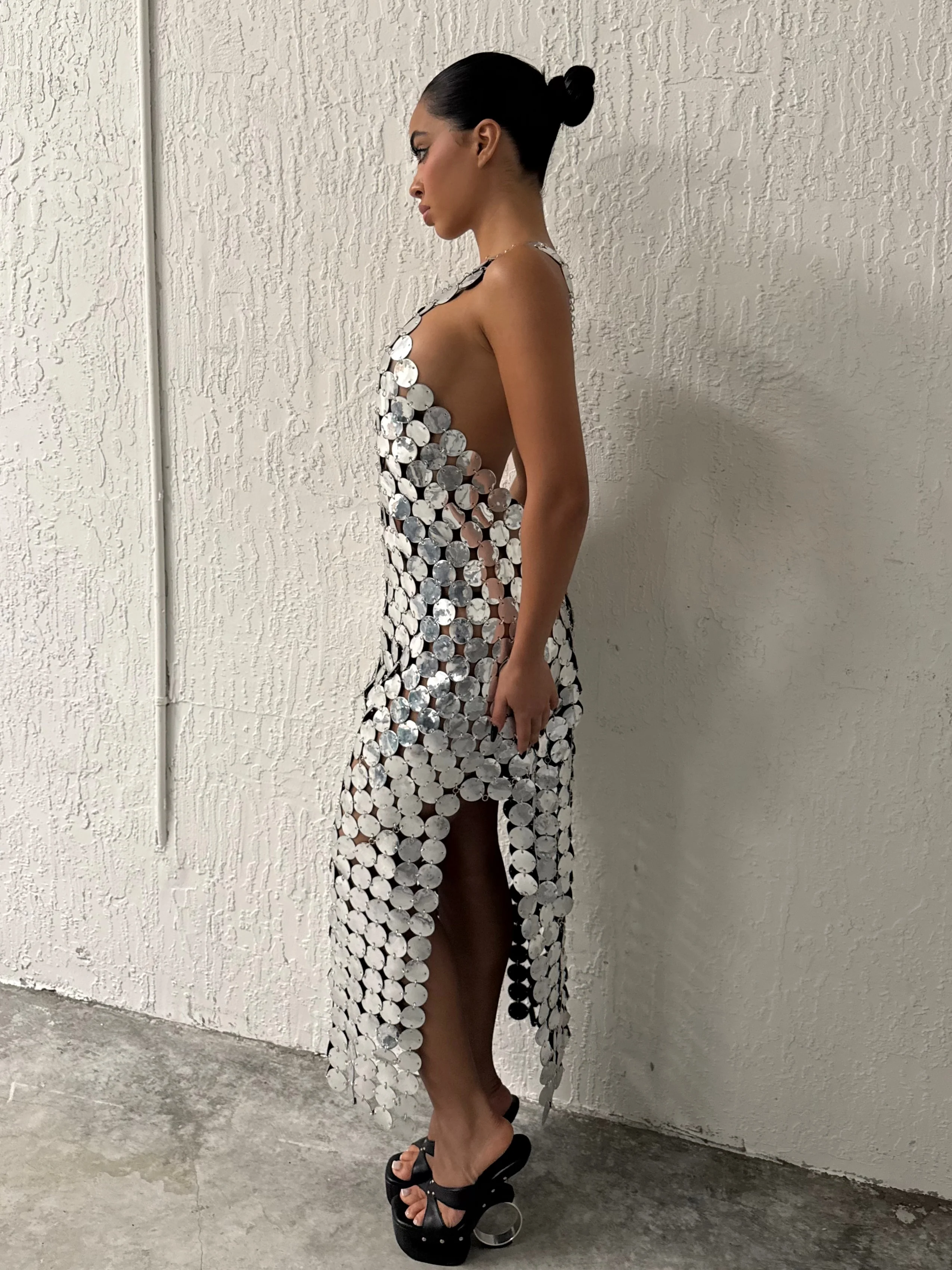 The Chrome Disk Dress - Image 3