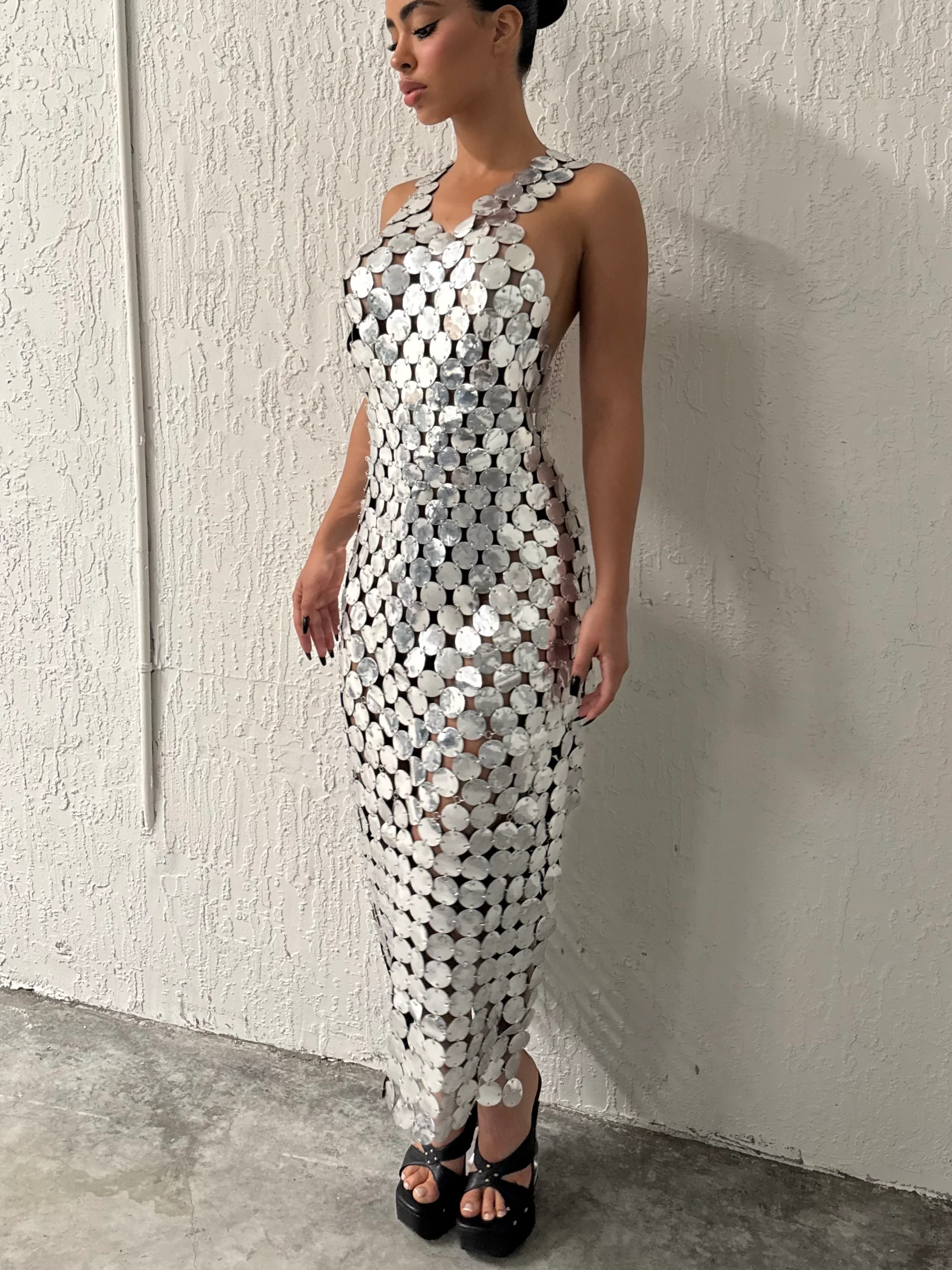 The Chrome Disk Dress - Image 5