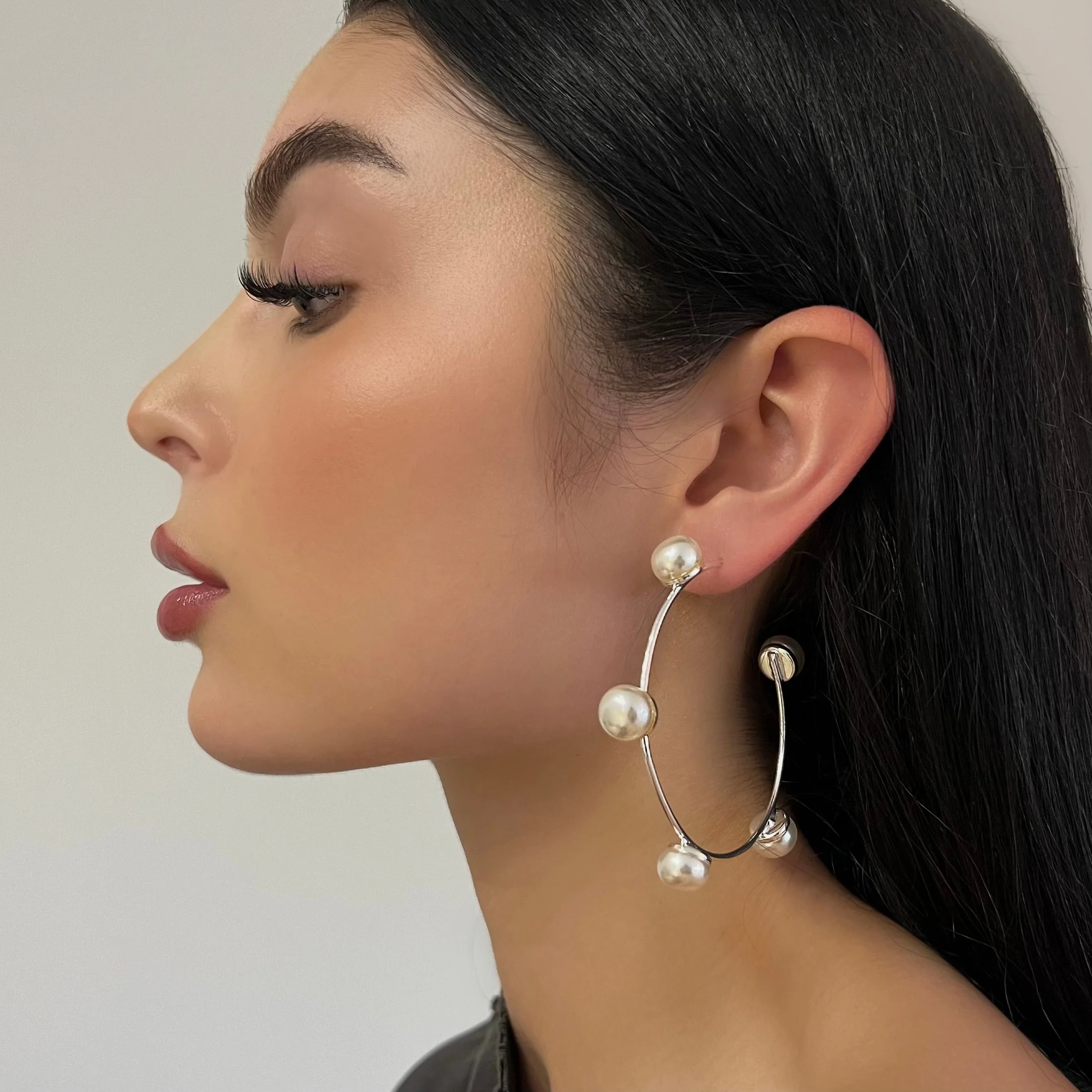 The Chrome Pearl Hoop