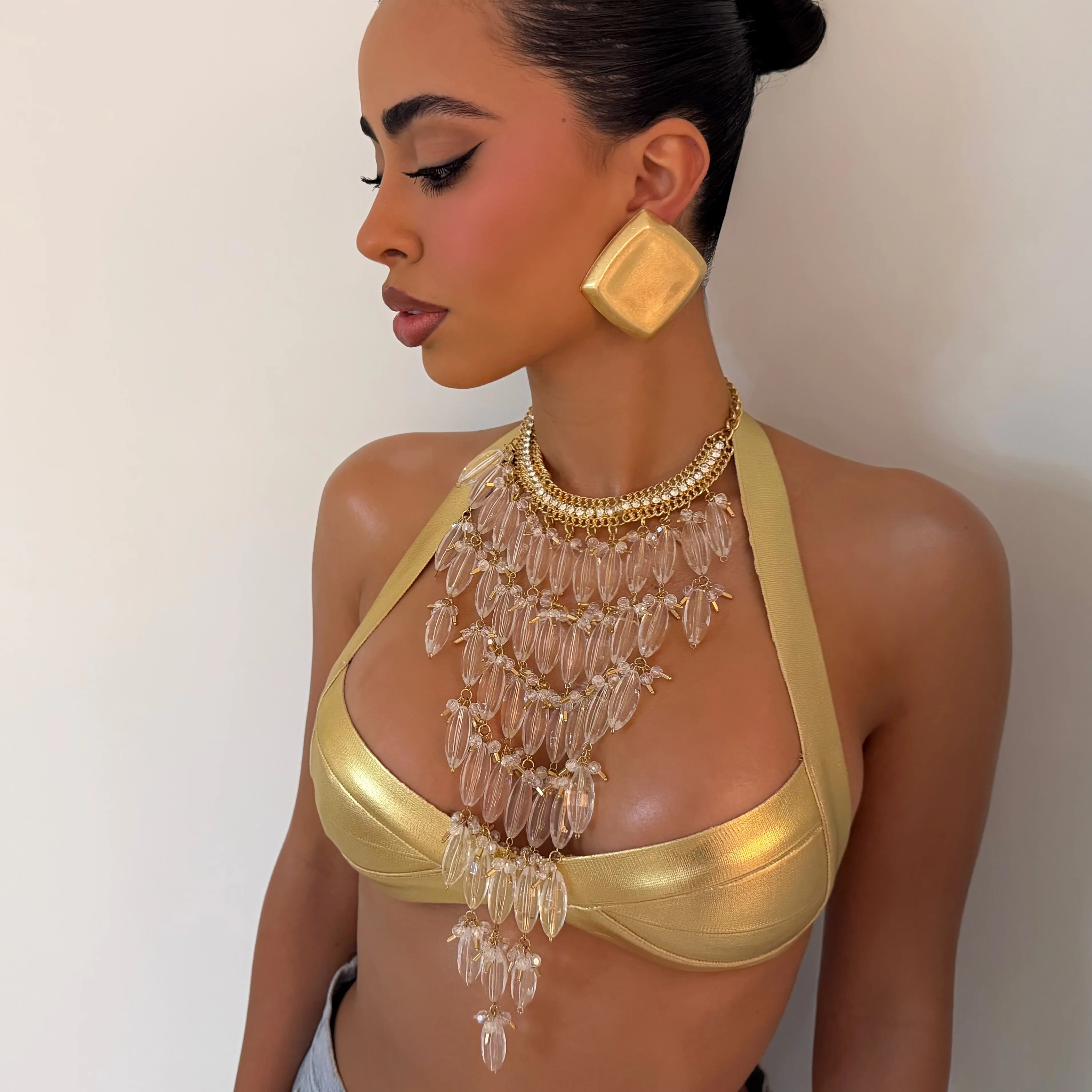 The Clear Chandelier Necklace