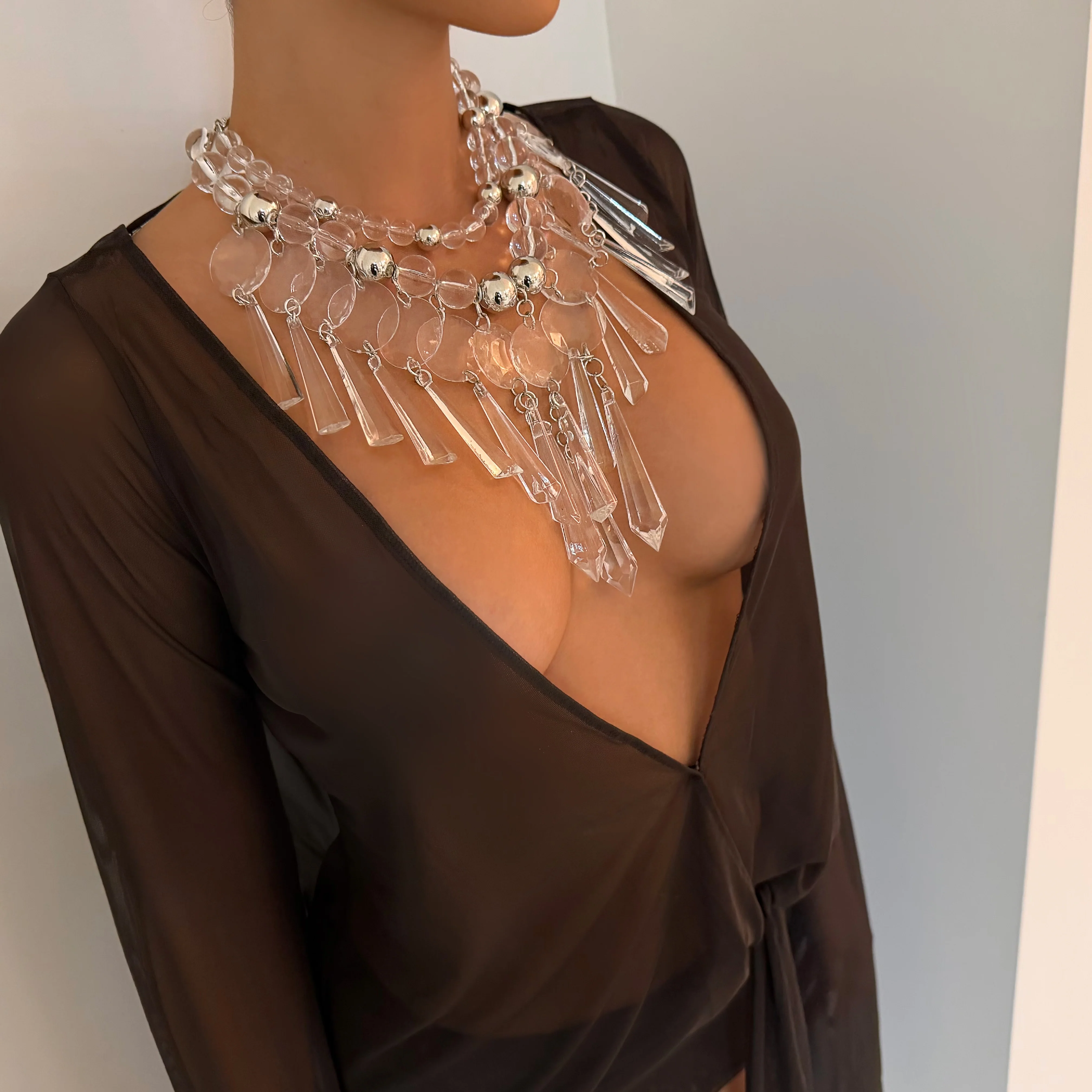 The Clear Dripping Necklace