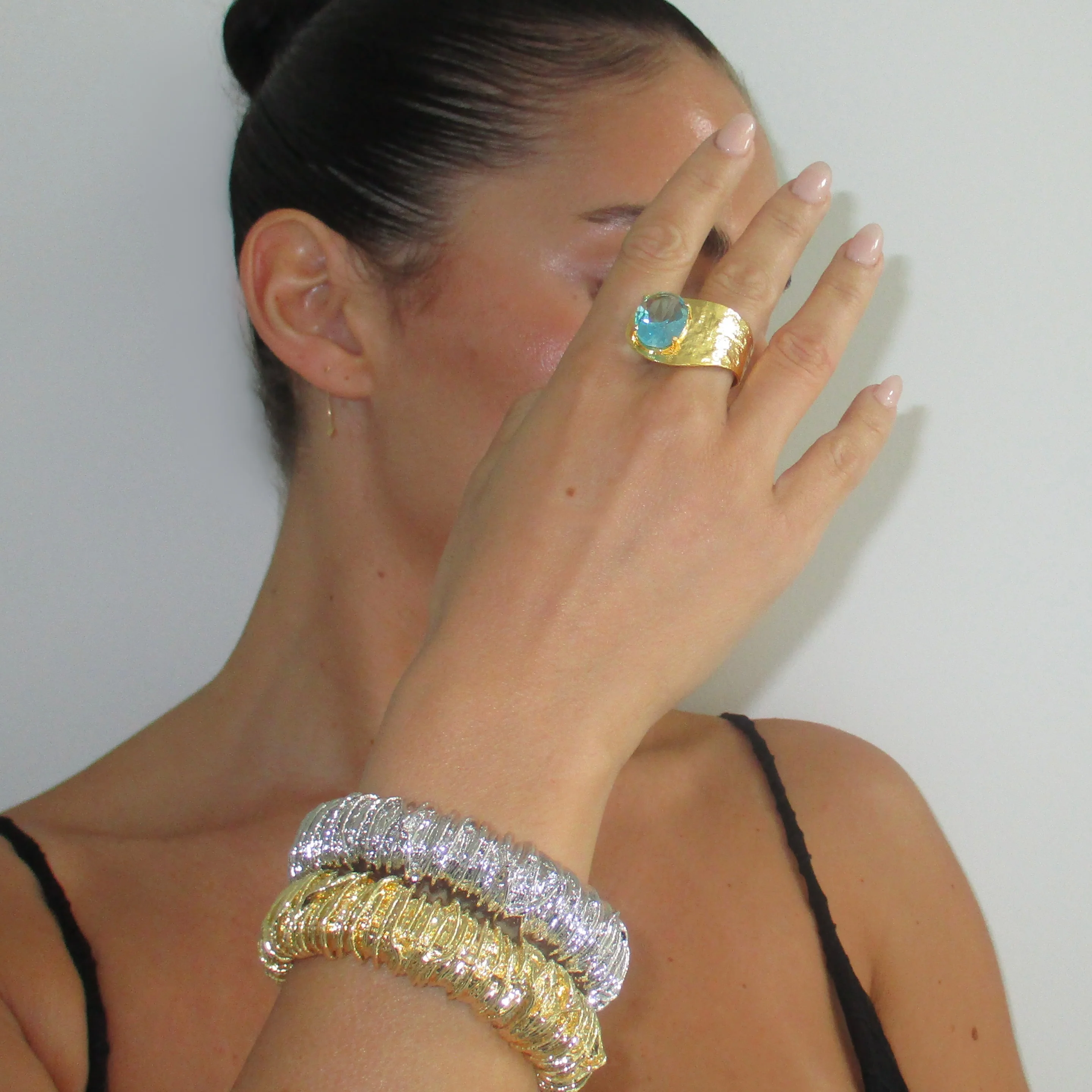 The Cluster Wrap Cuff Bangle - Image 3