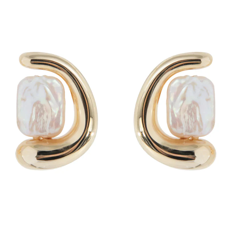 The Gold Alicia Earrings