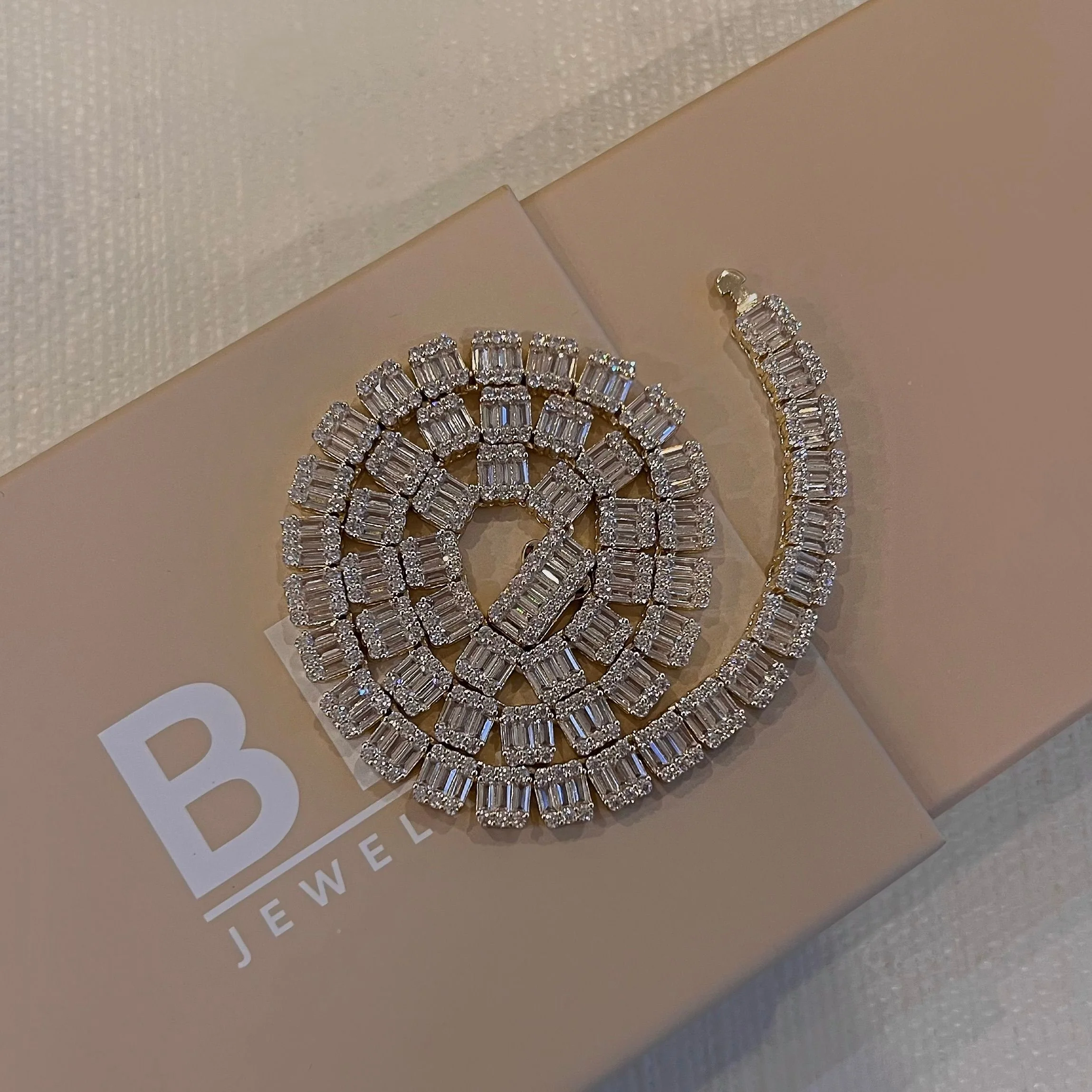 The Gold Baguette Icy Chain