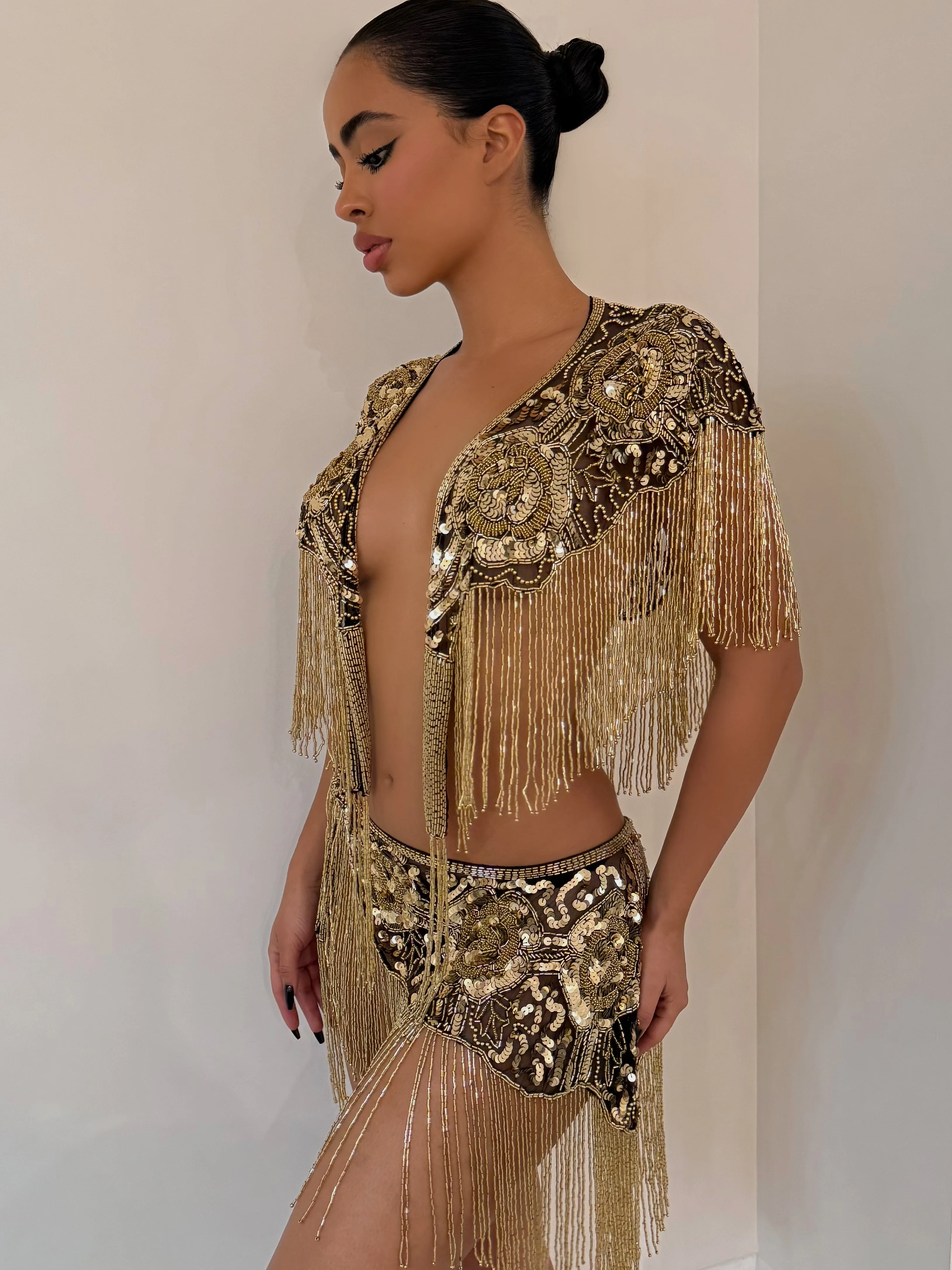 The Gold/Black Goddess 2 Piece Set