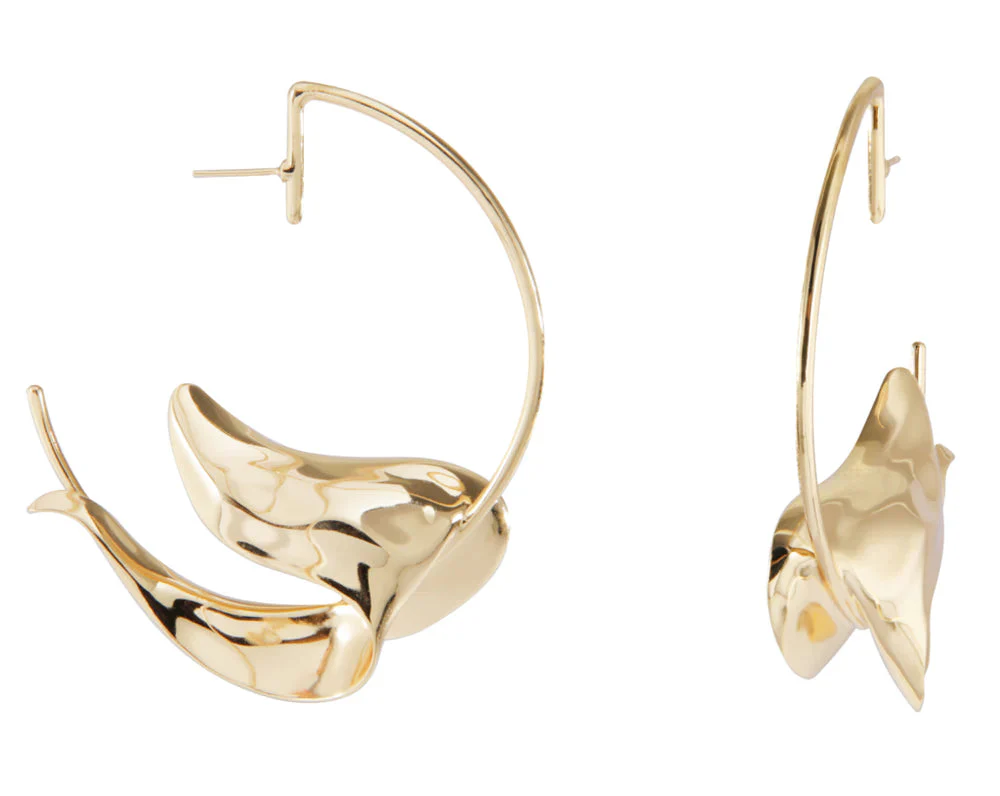 The Gold Ellie Hoop