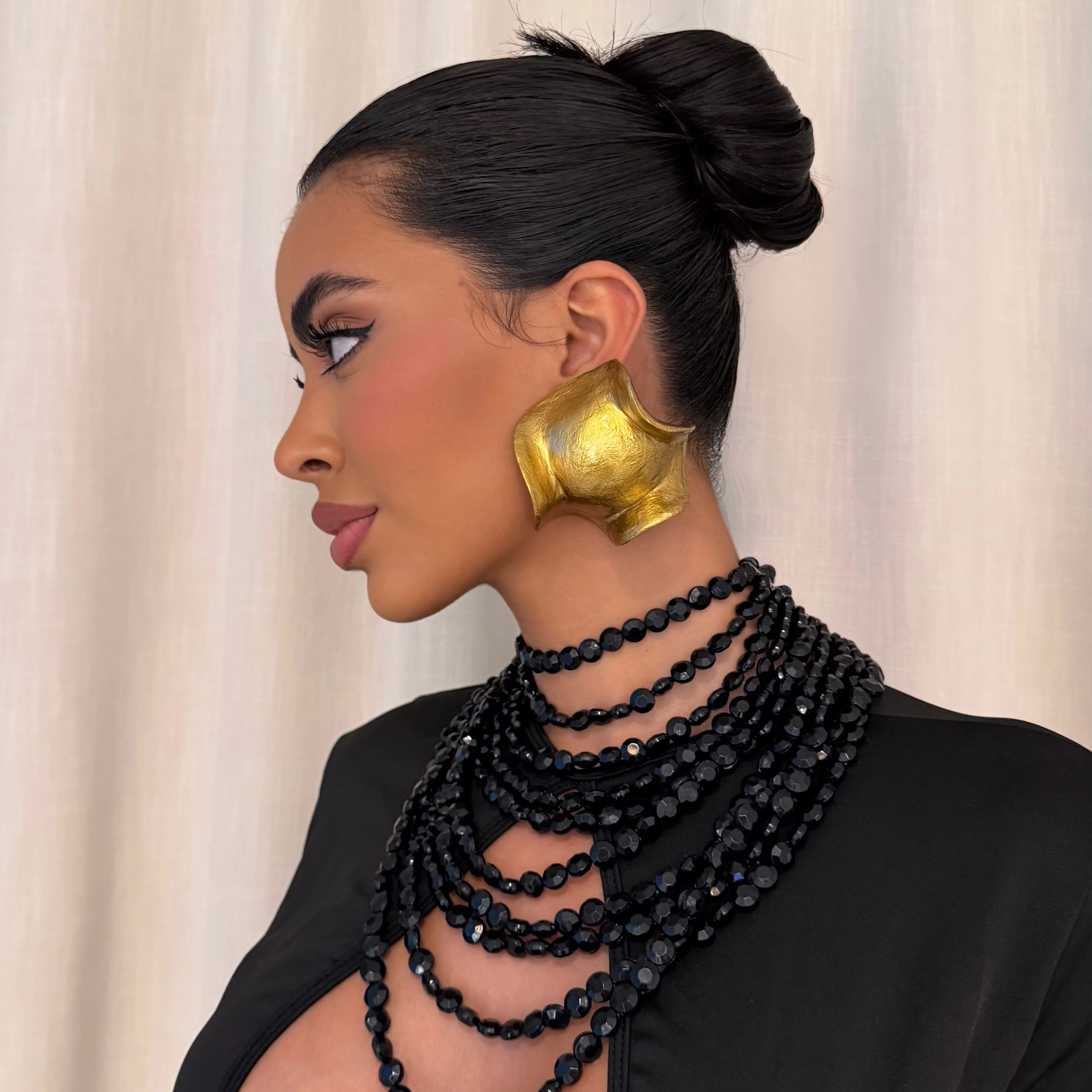 The Gold Handmade Maxi Earrings