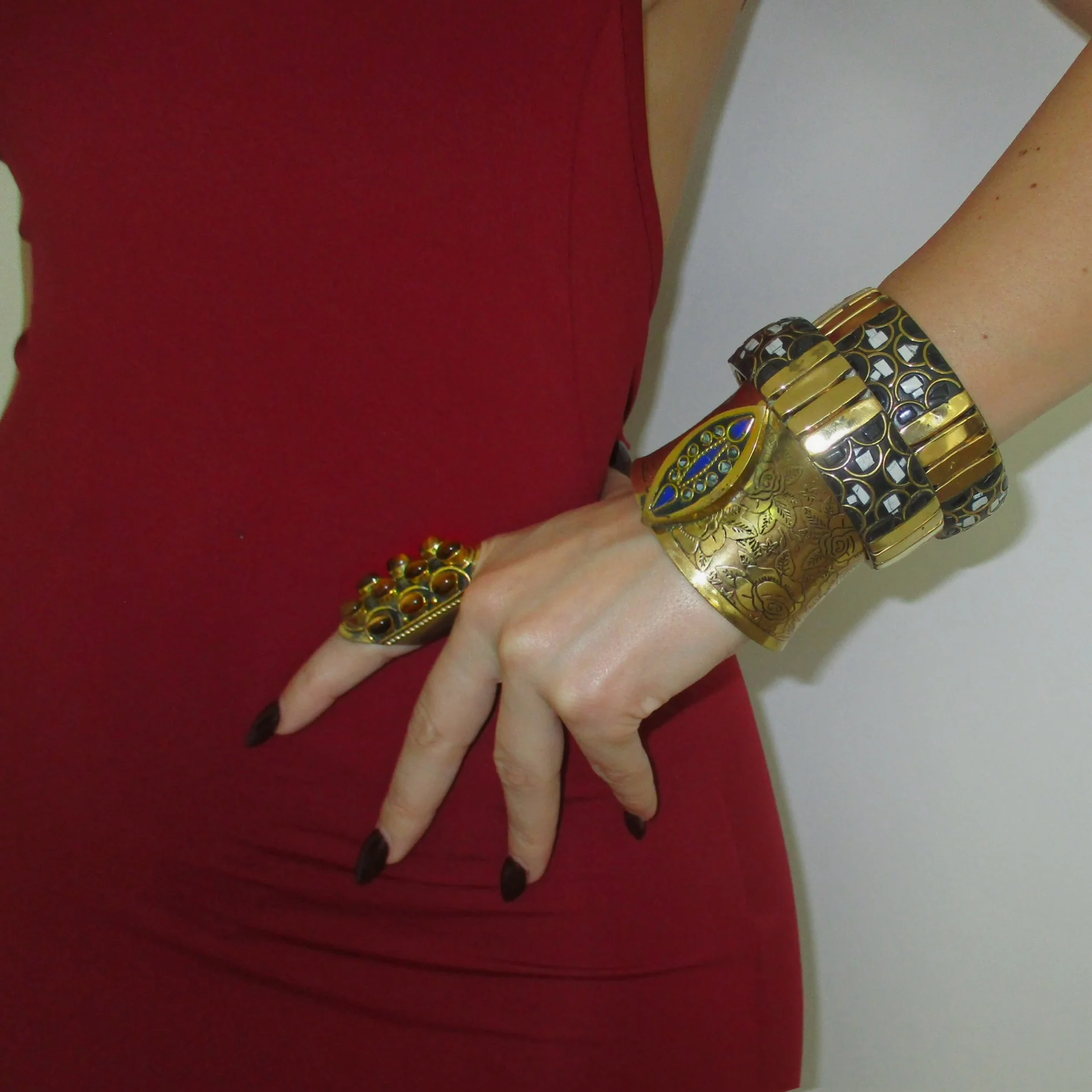 The Gold Jasmine Bangles