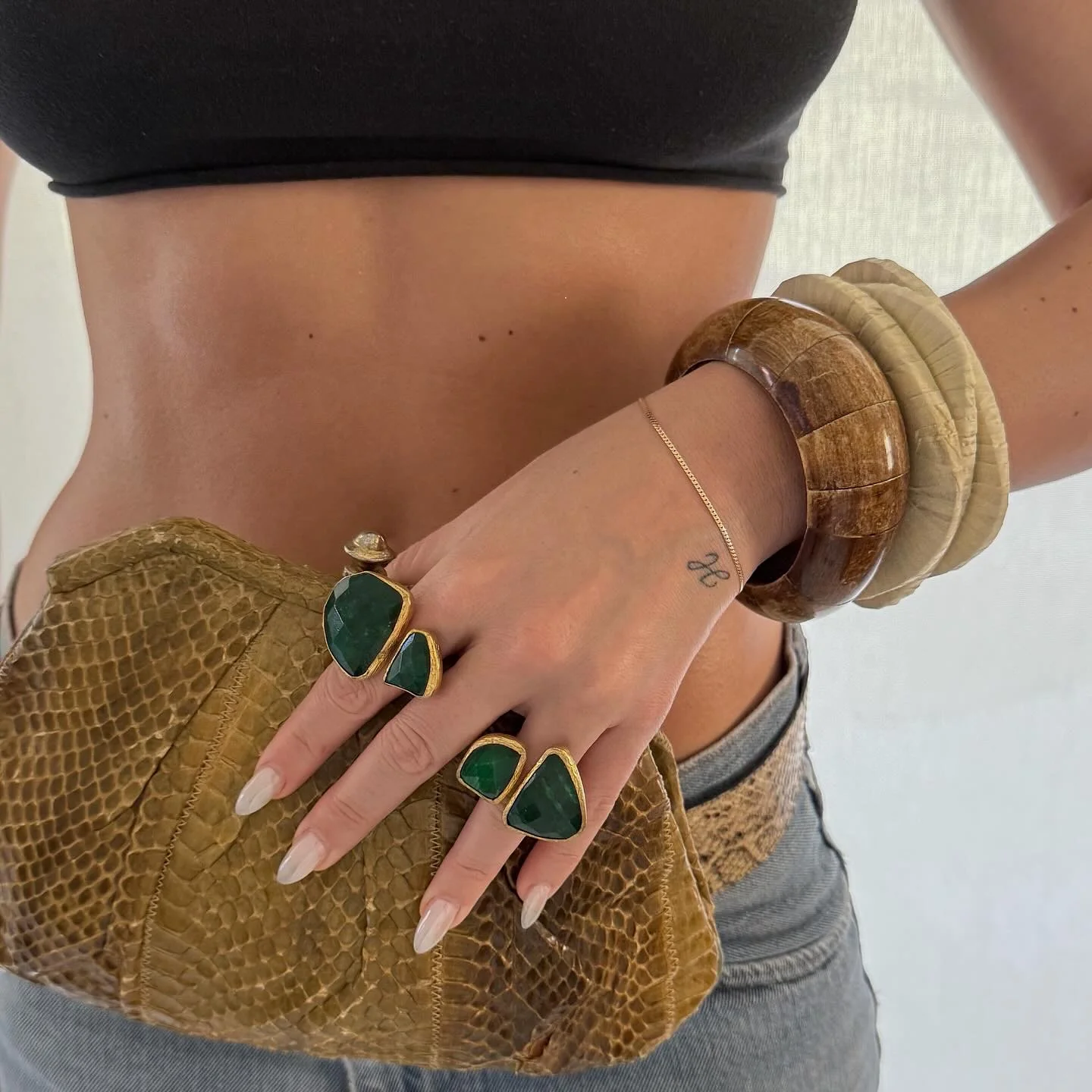The Gold Melting Green Rings