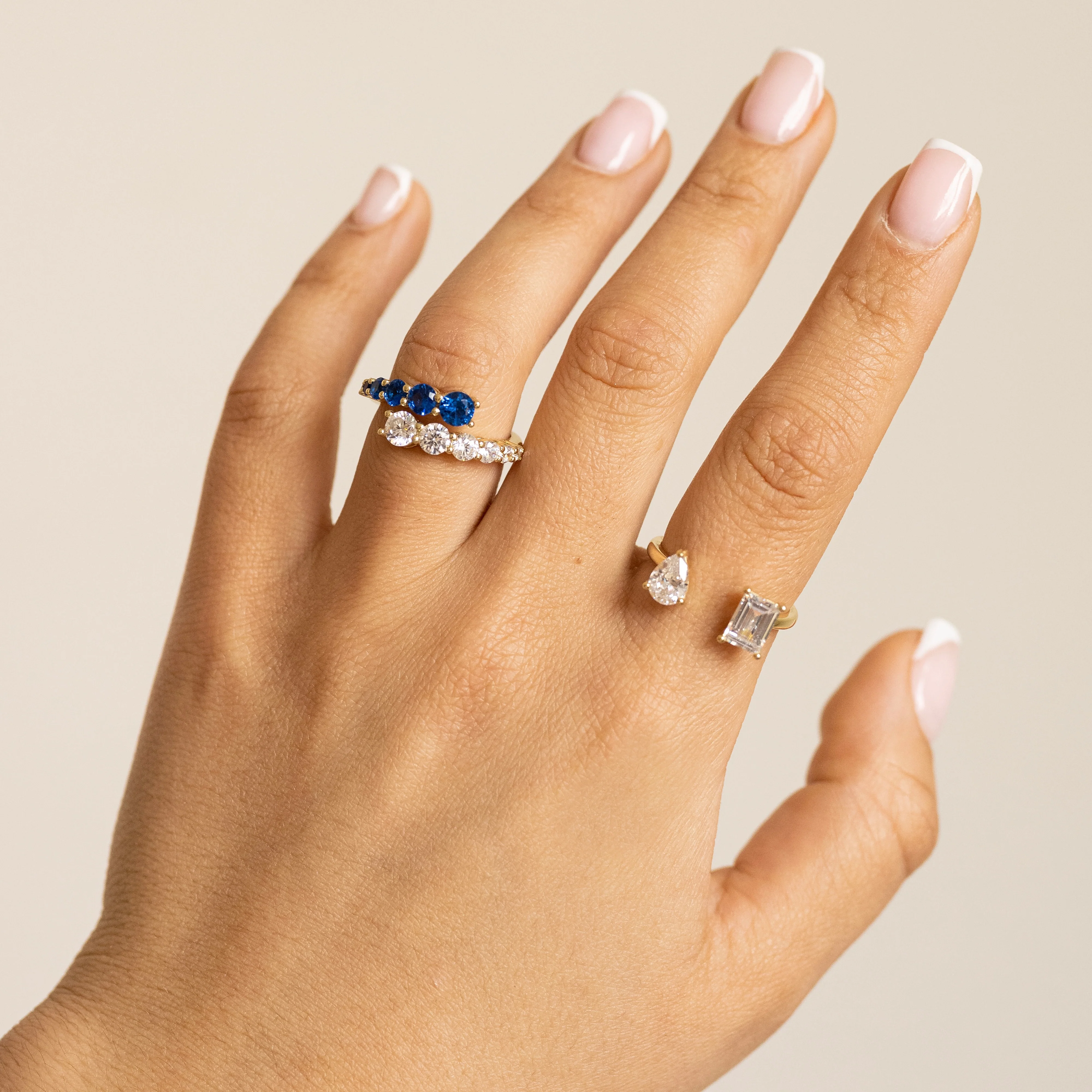 The Gold Sapphire Wrap