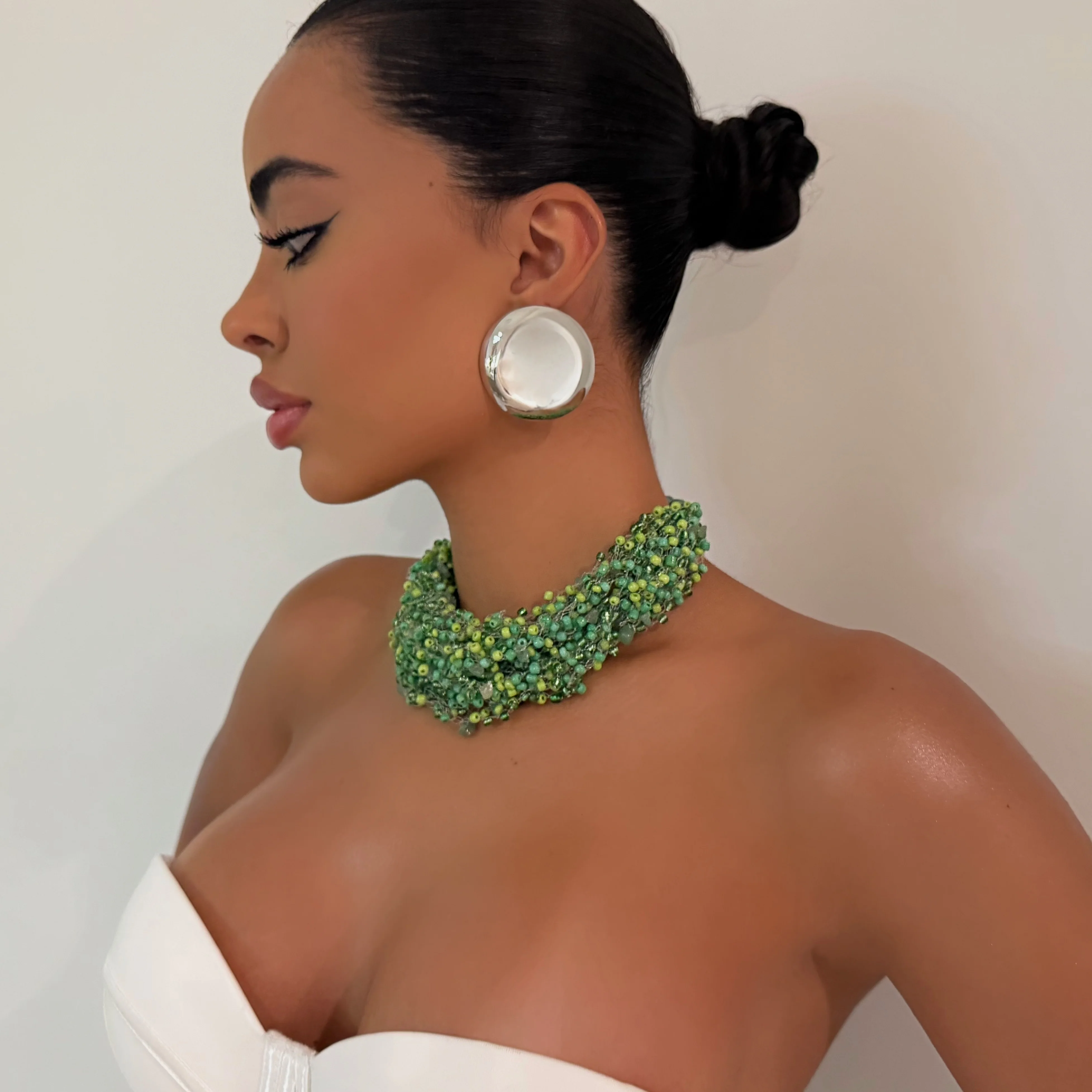 The Green Beaded Choker
