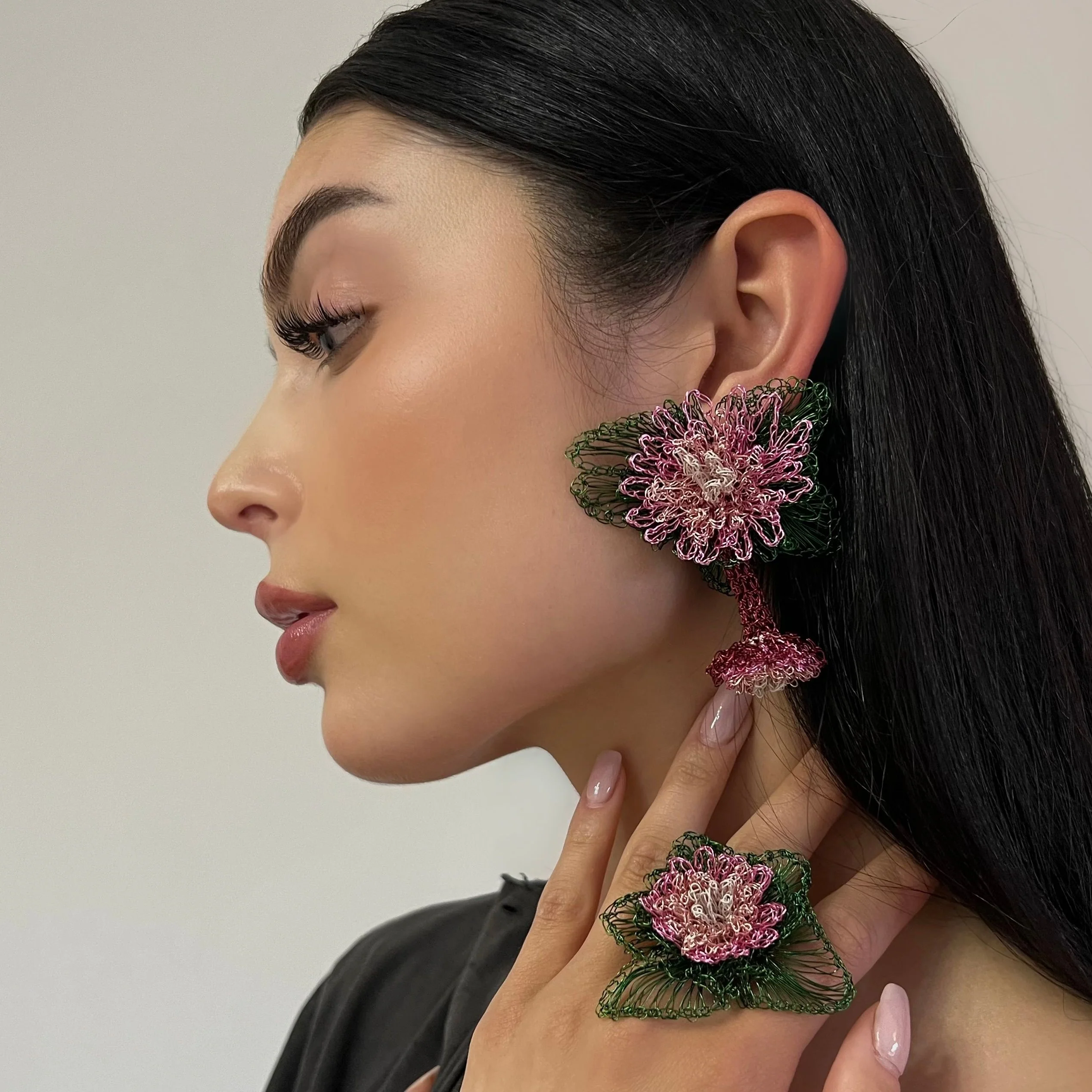 The Handmade Floral Italy Earring