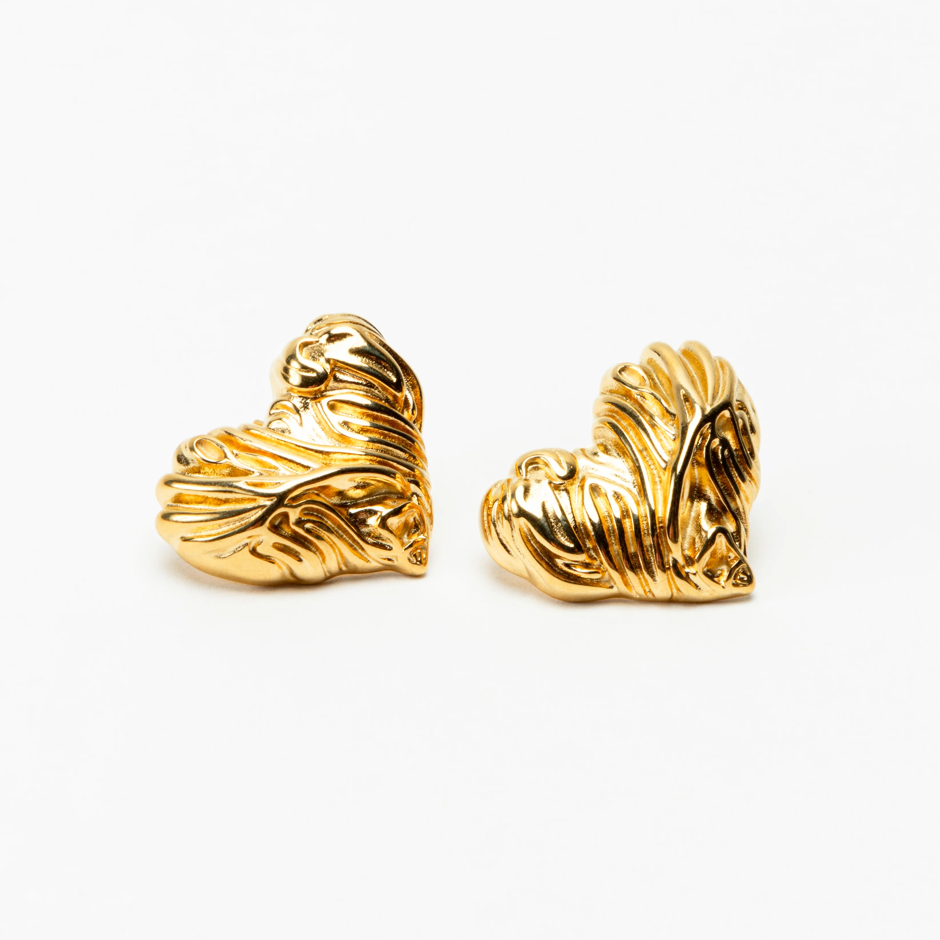 The Heart You Gold Collection Earrings - Image 2