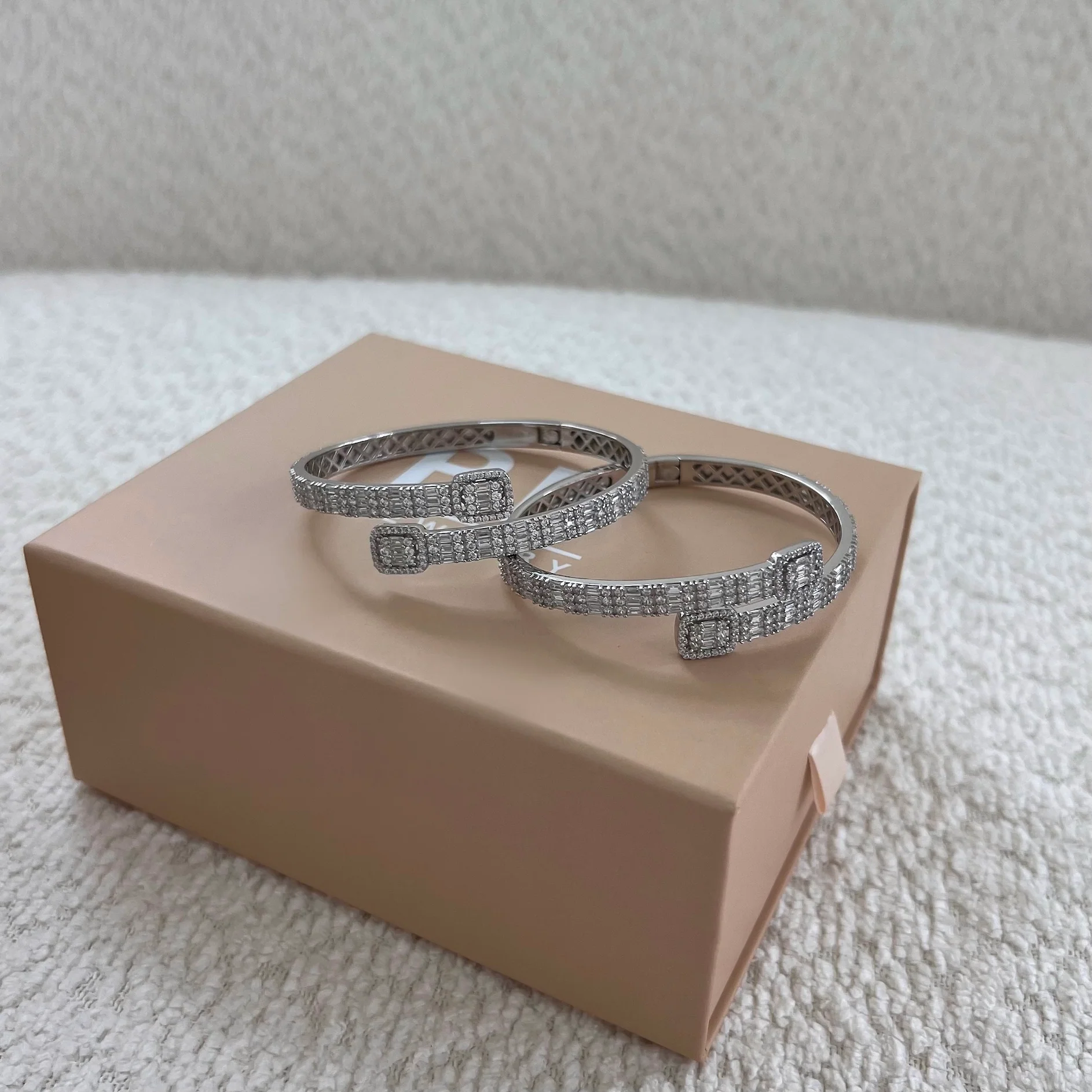 The Icy Baguette Bracelet Wrap