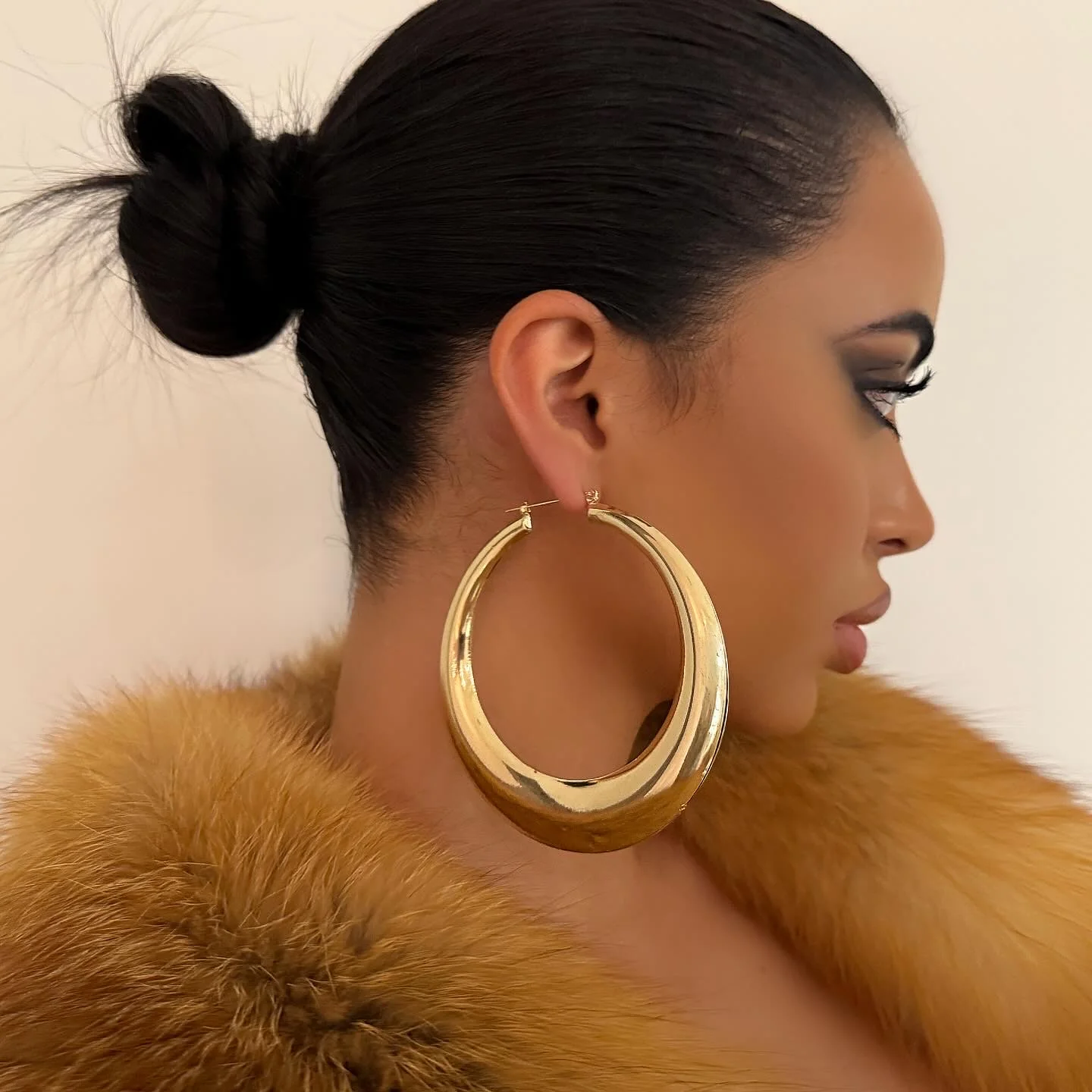 The Jumbo Gold Hoops