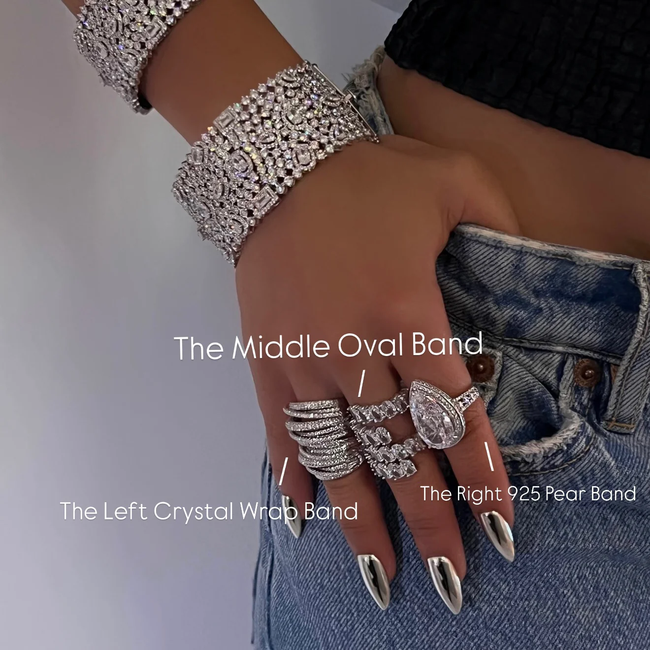 The Left Crystal Wrap Band - Image 2
