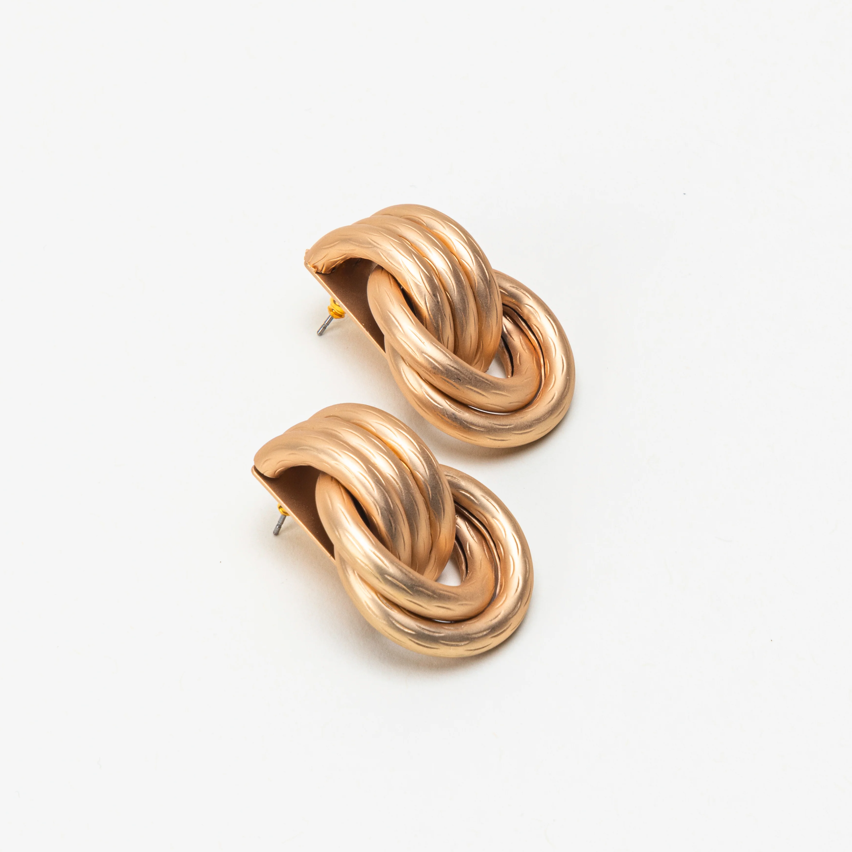 The Matte Staple Gold Collection Earrings