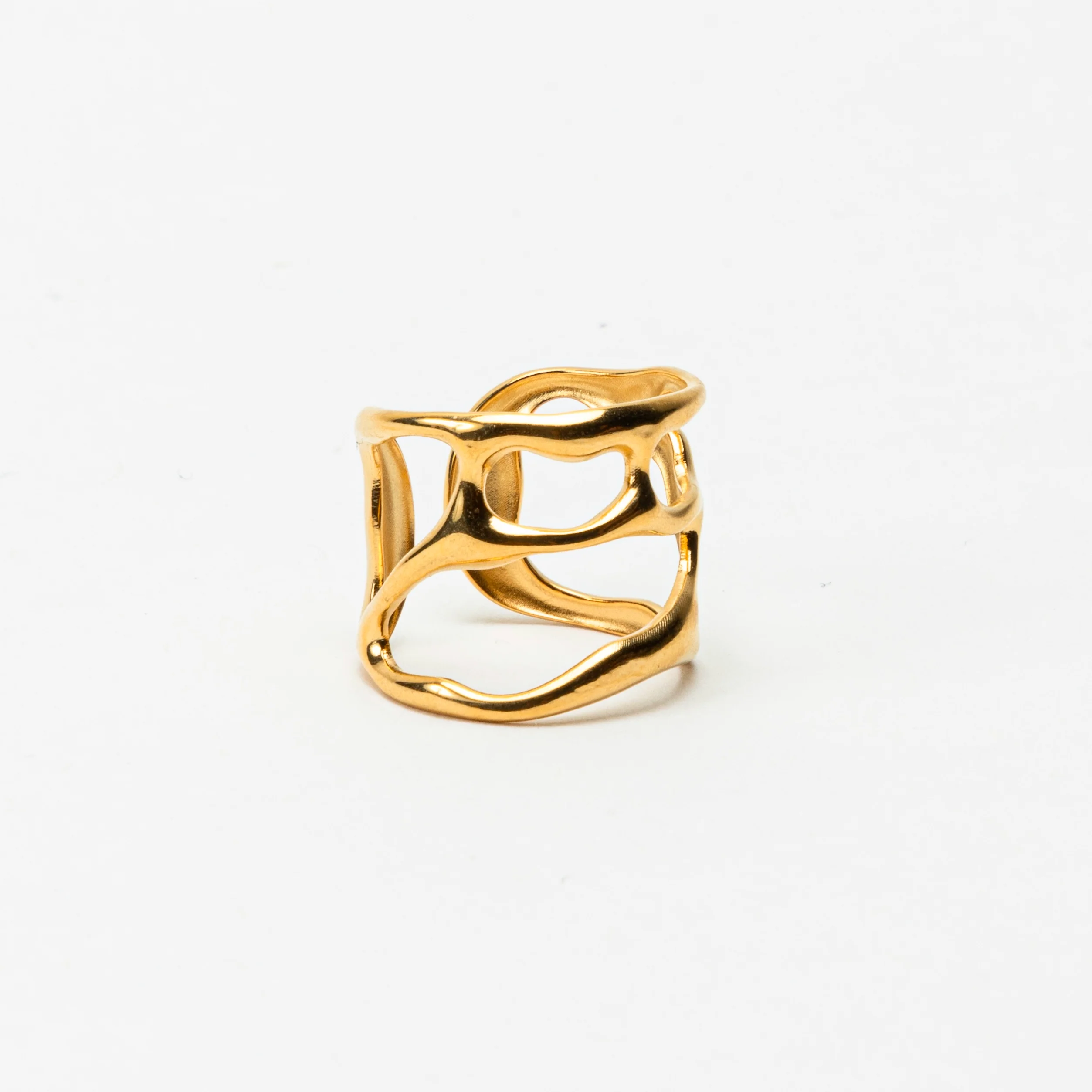 The Melted Cuff Gold Collection Ring
