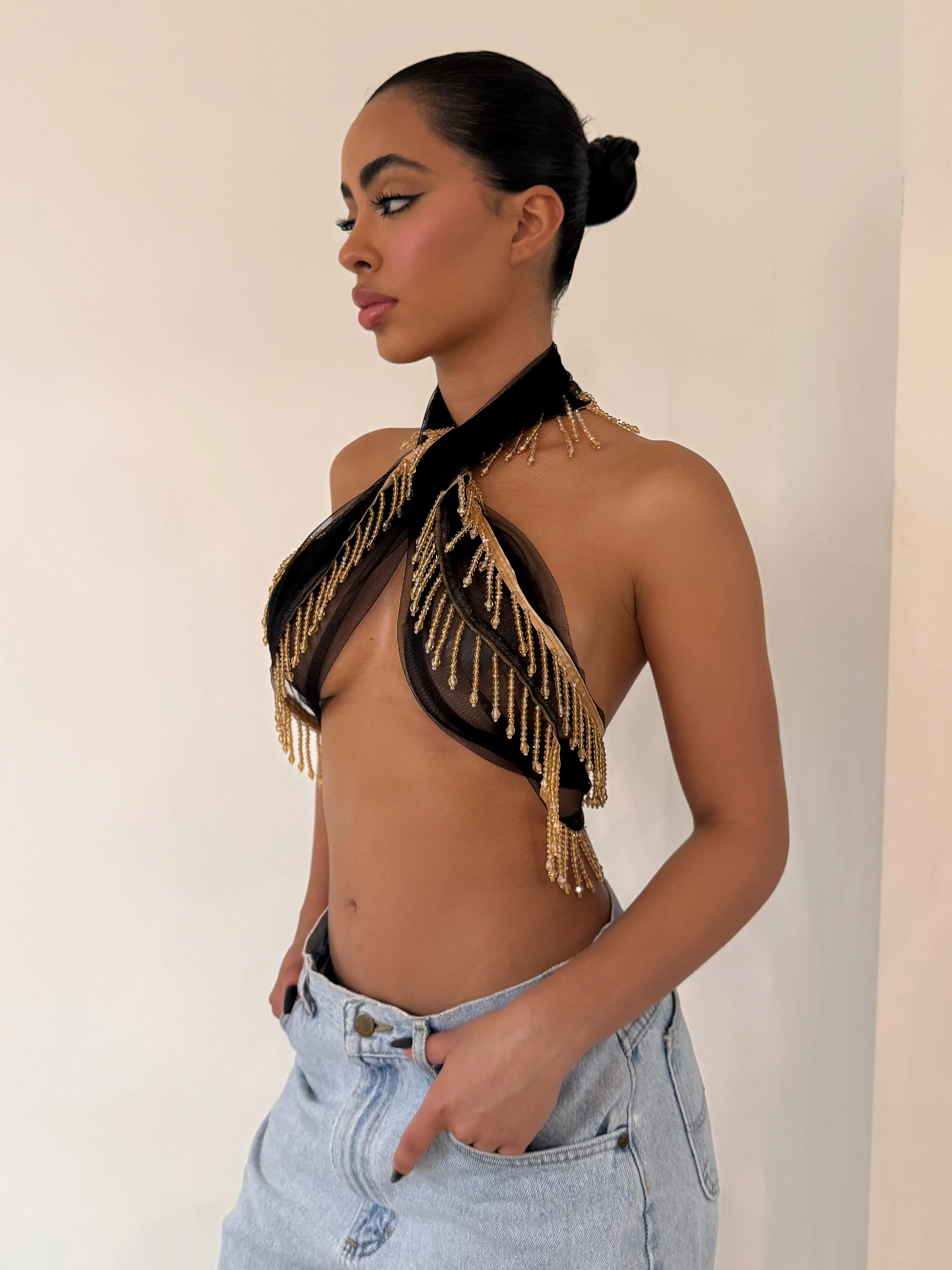 The Multi Wear Beaded Scarf - Image 6