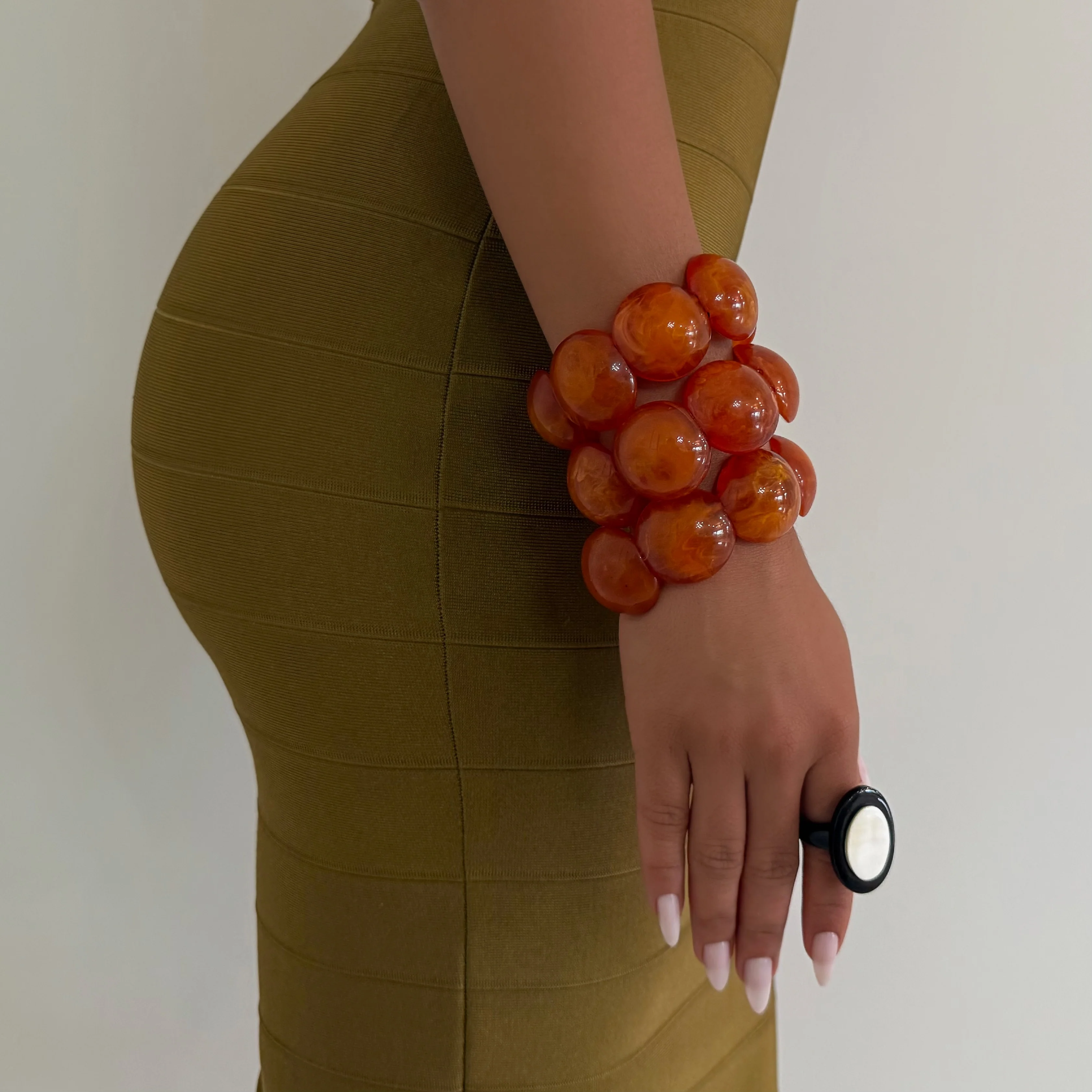 The Orange Ball Bangles