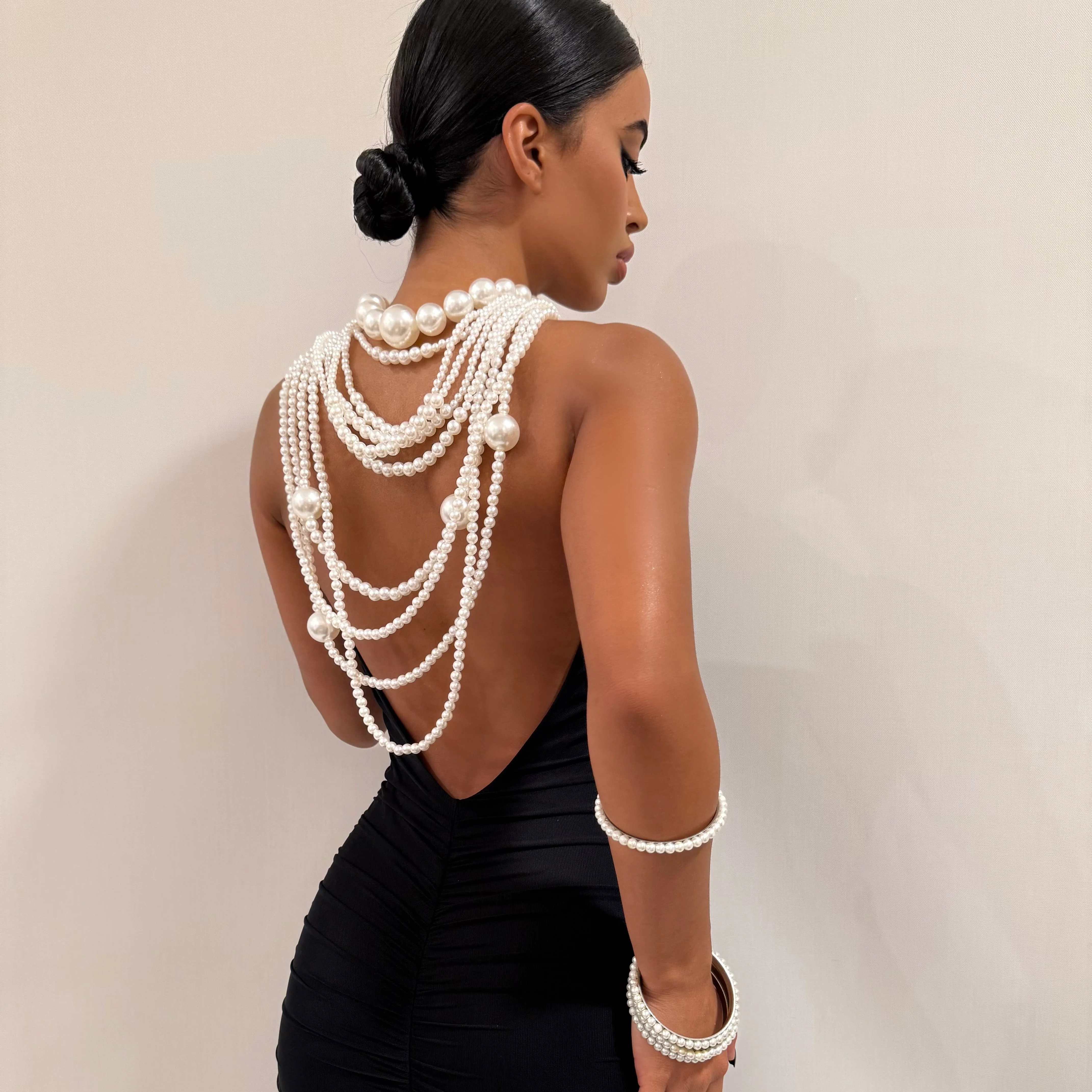 The Pearl Layered Necklace - Image 2
