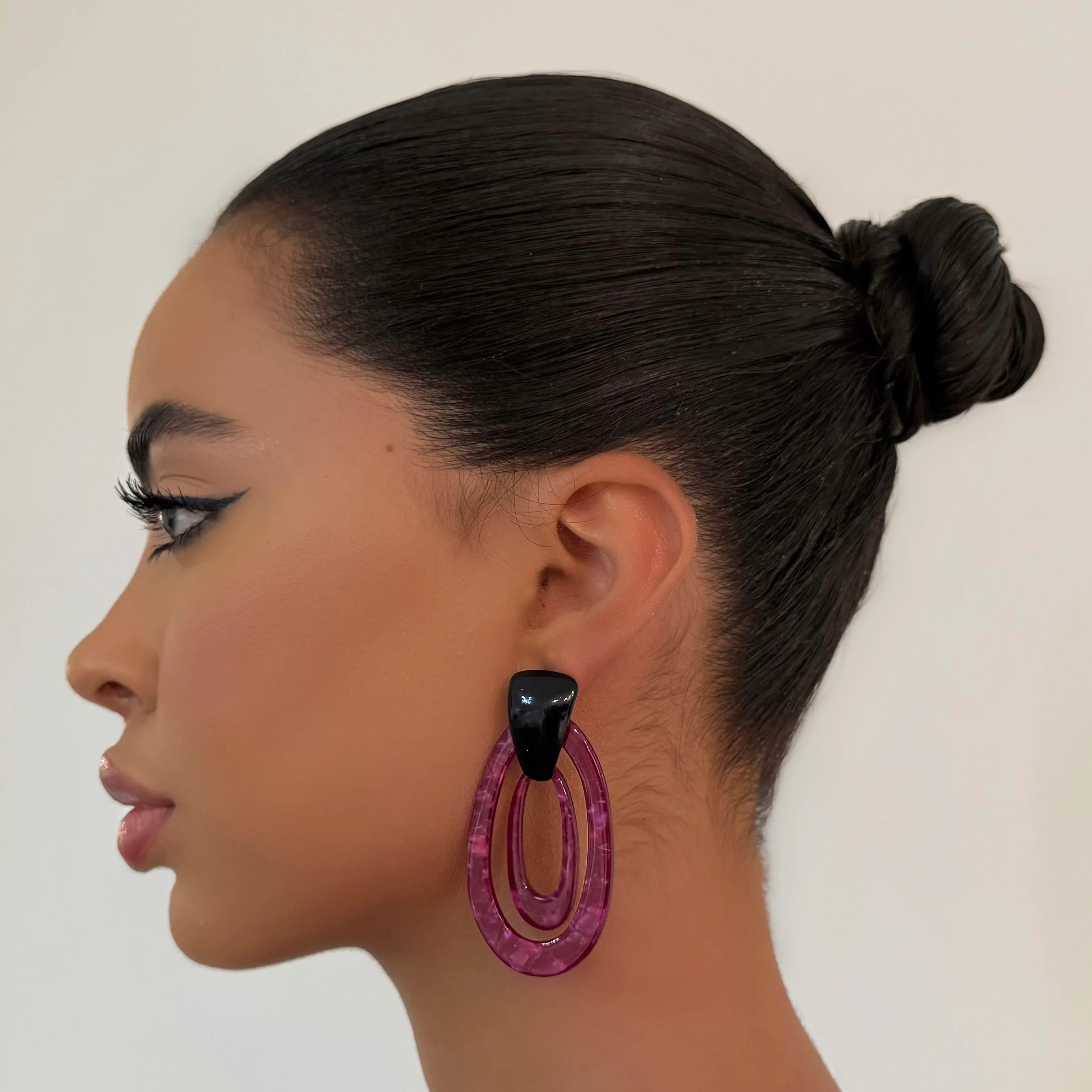 The Purple Drop Earring